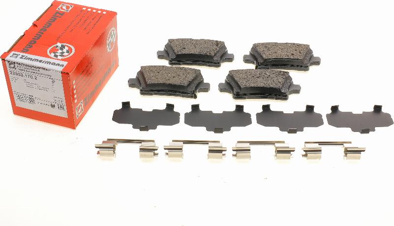 Zimmermann 22953.170.2 - Brake Pad Set, disc brake onlydrive.pro