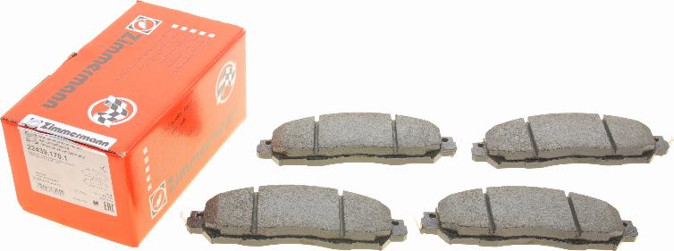 Zimmermann 22439.170.1 - Brake Pad Set, disc brake onlydrive.pro