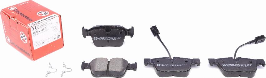 Zimmermann 22605.160.2 - Brake Pad Set, disc brake onlydrive.pro