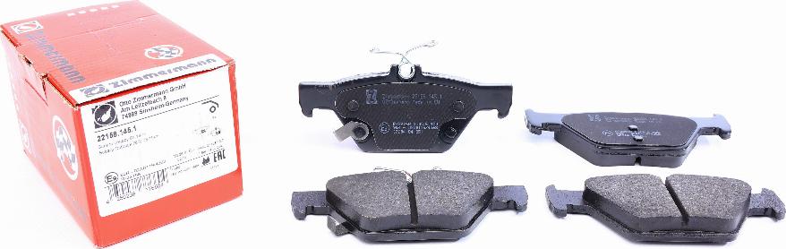 Zimmermann 22158.145.1 - Brake Pad Set, disc brake onlydrive.pro