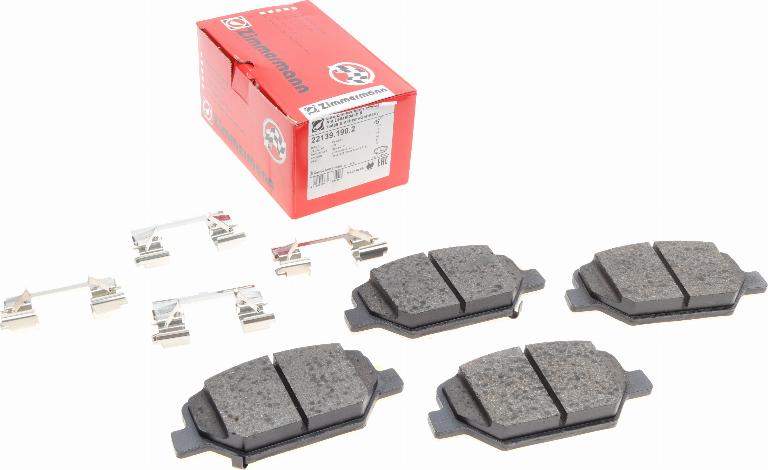 Zimmermann 22139.190.2 - Brake Pad Set, disc brake onlydrive.pro