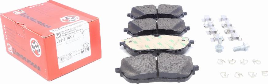 Zimmermann 22218.185.2 - Brake Pad Set, disc brake onlydrive.pro