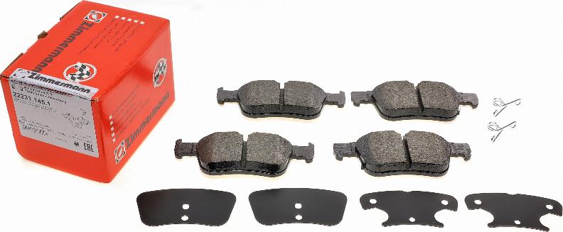 Zimmermann 22231.145.1 - Brake Pad Set, disc brake onlydrive.pro