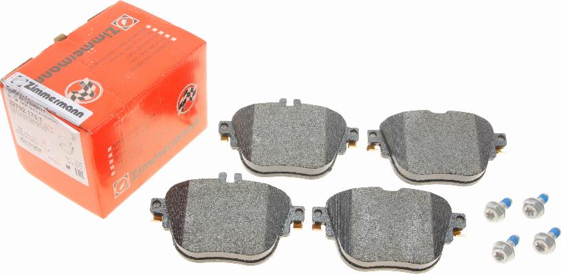 Zimmermann 22792.175.1 - Brake Pad Set, disc brake onlydrive.pro