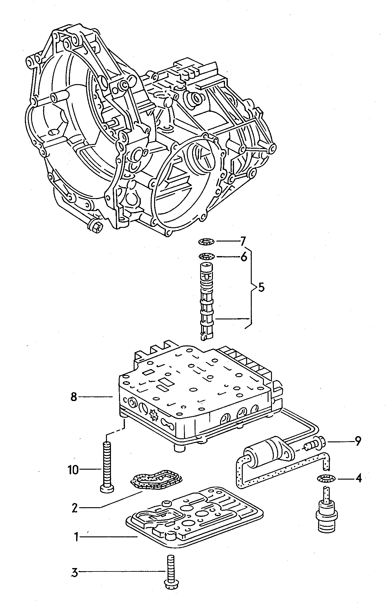 VW 095325443A - Hydraulic Filter, automatic transmission onlydrive.pro