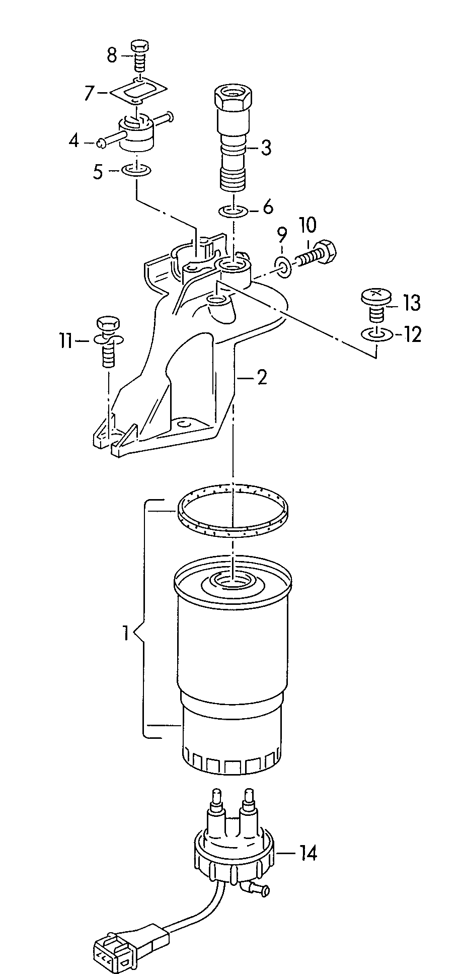 VAG 191 127 247 A - Klapp,kütusefilter onlydrive.pro