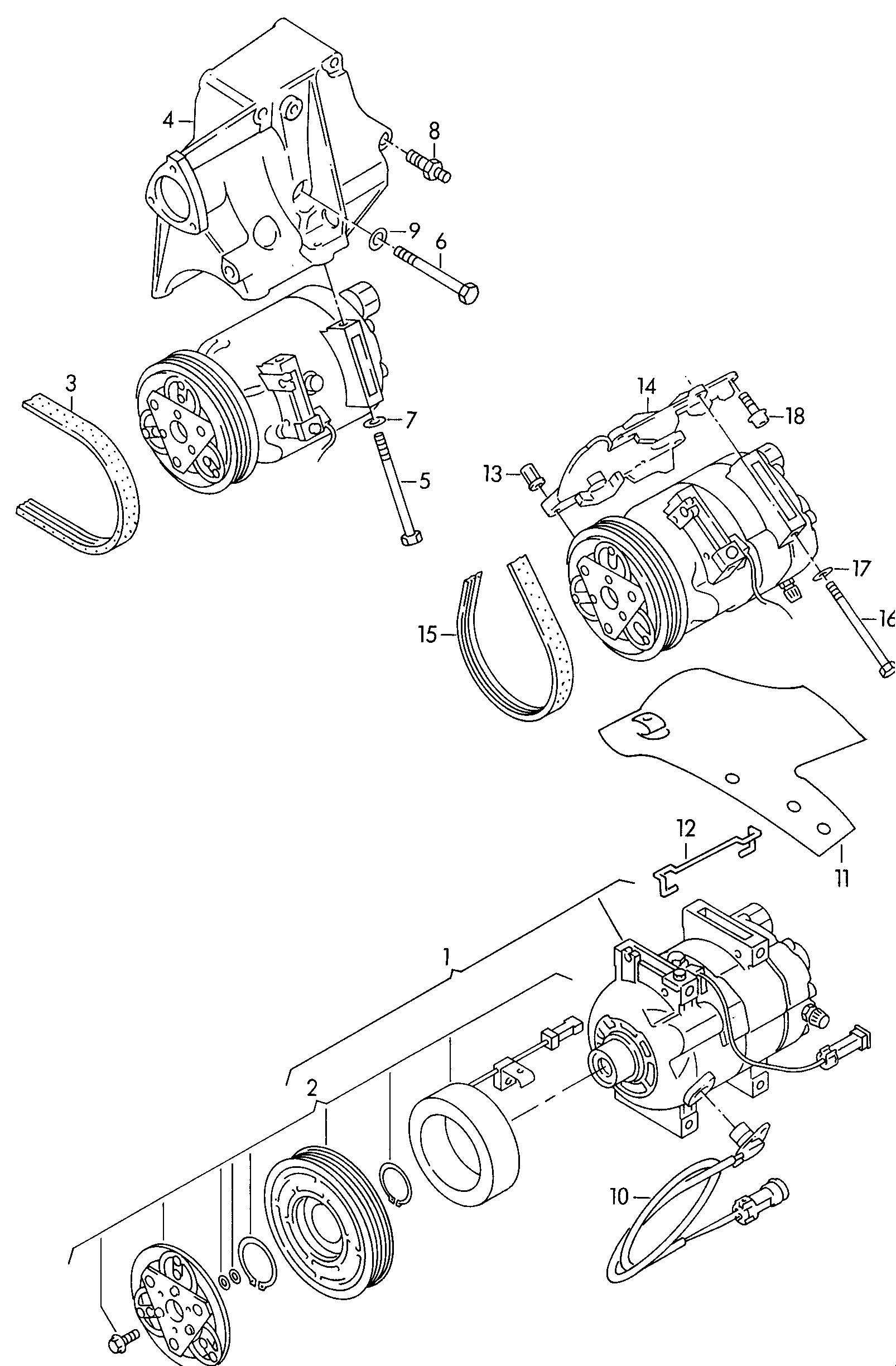 Seat 054903137B - V-Ribbed Belt onlydrive.pro