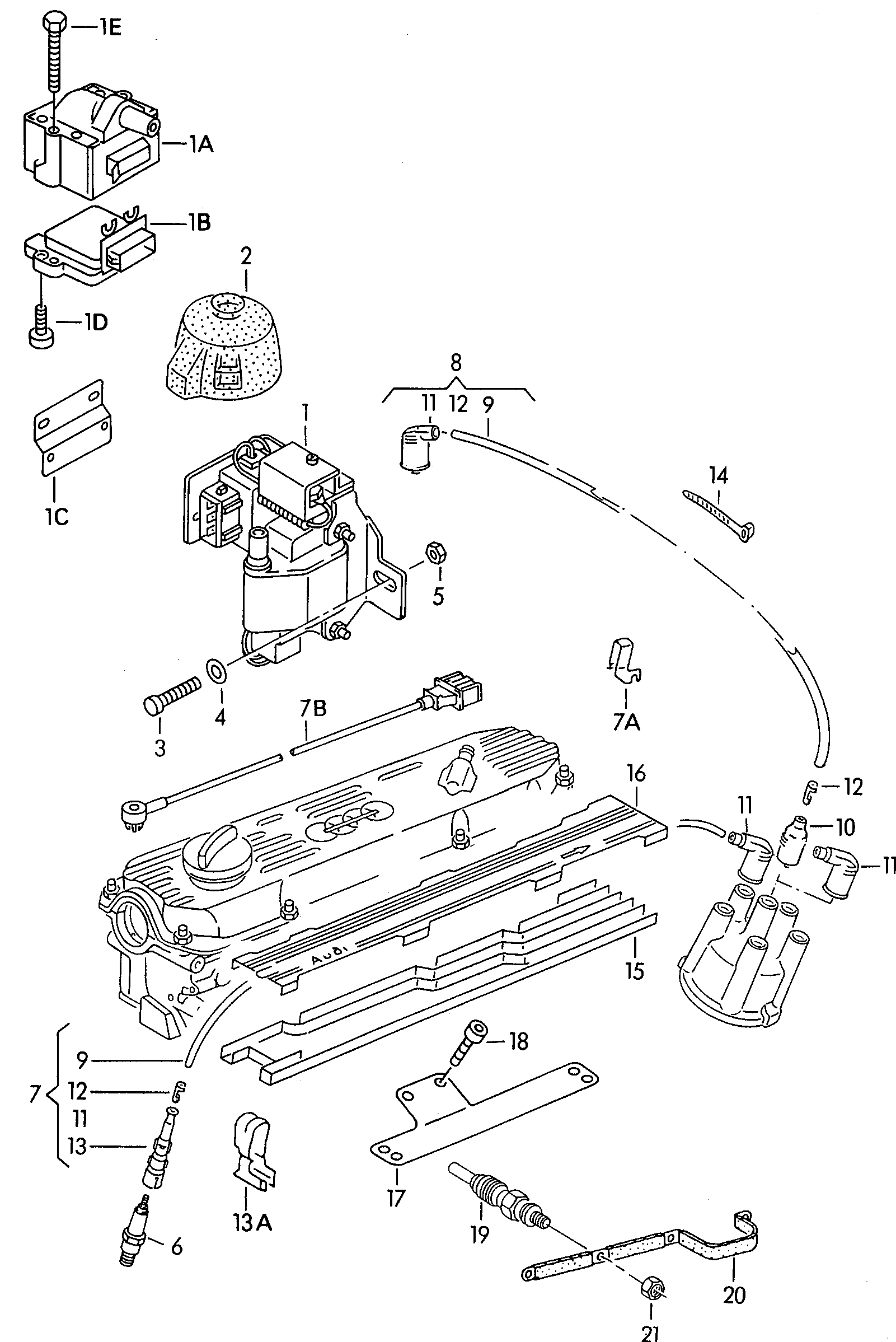 VW 101 000 033 AB - Sytytystulppa onlydrive.pro