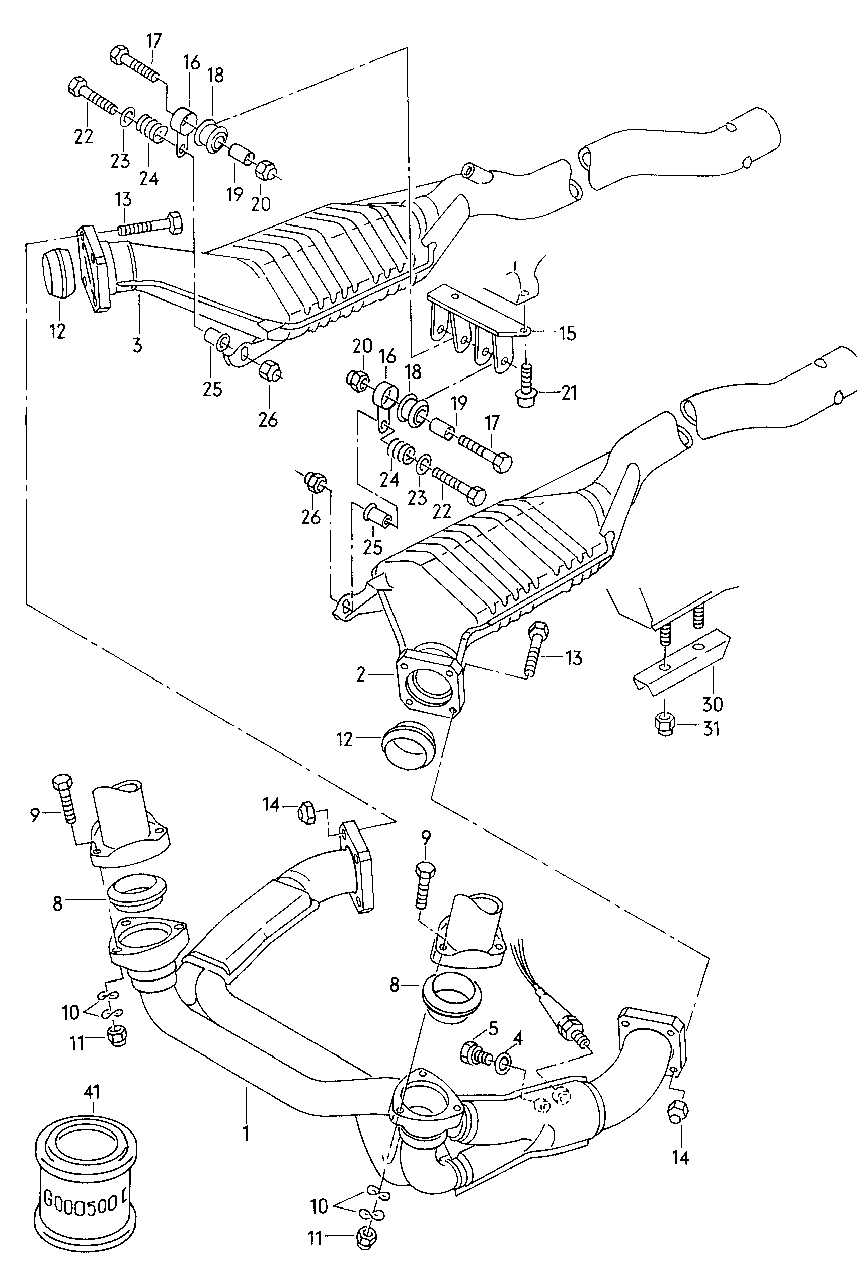 Seat 443 253 137D - Tarpiklis, išleidimo kolektorius onlydrive.pro