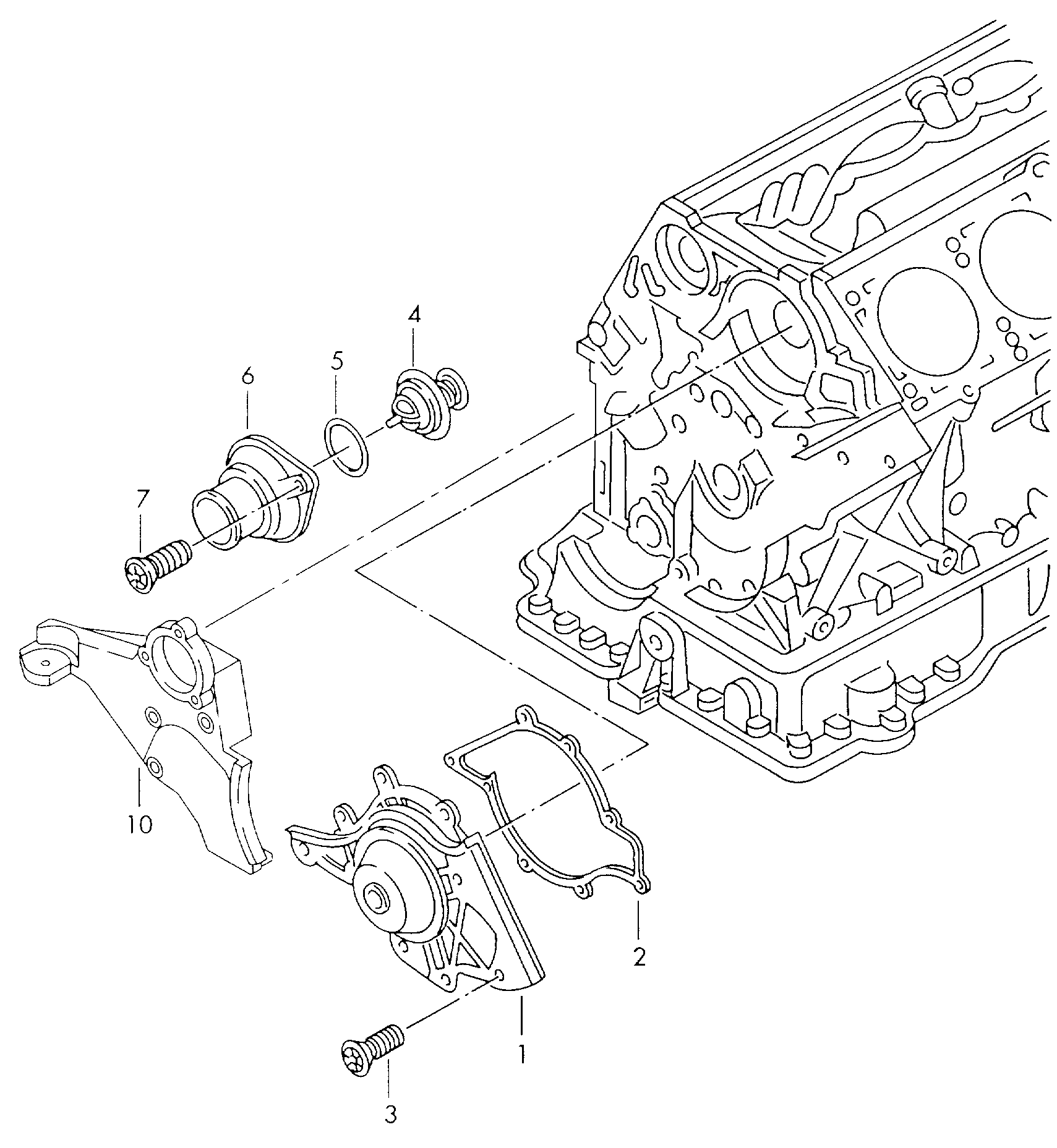 Seat 077 121 004HX - Ūdenssūknis onlydrive.pro