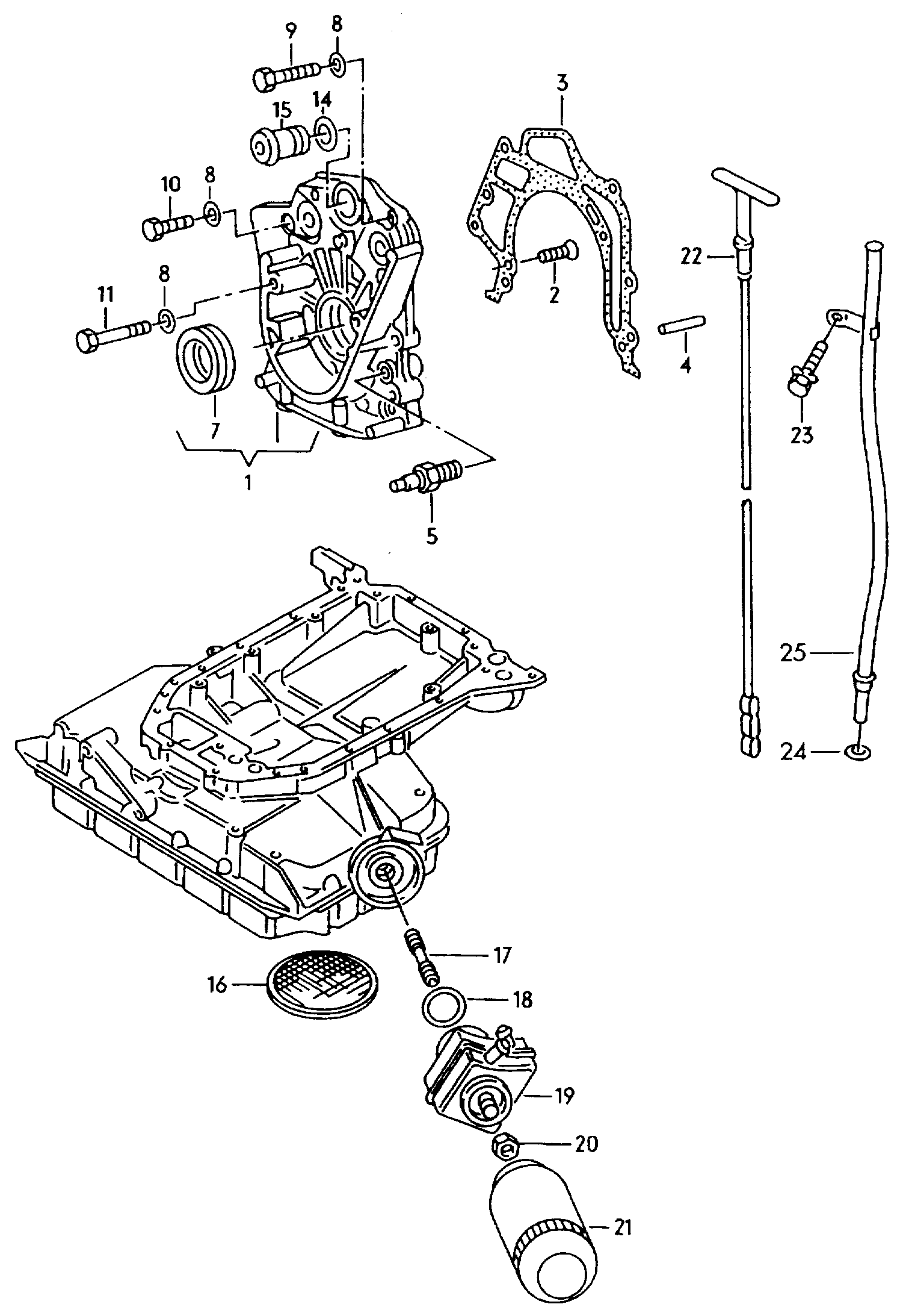 VW 078 117 021 A - Moottoriöljyn jäähdytin onlydrive.pro