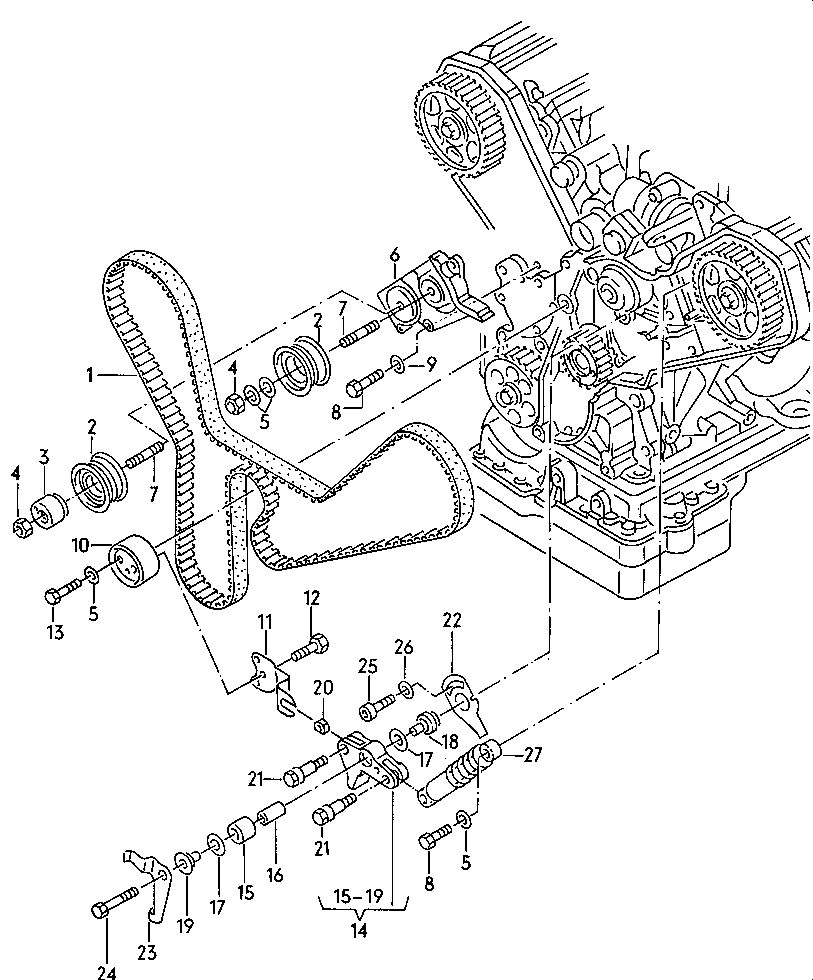 Seat 077109119D - Hammasrihm onlydrive.pro