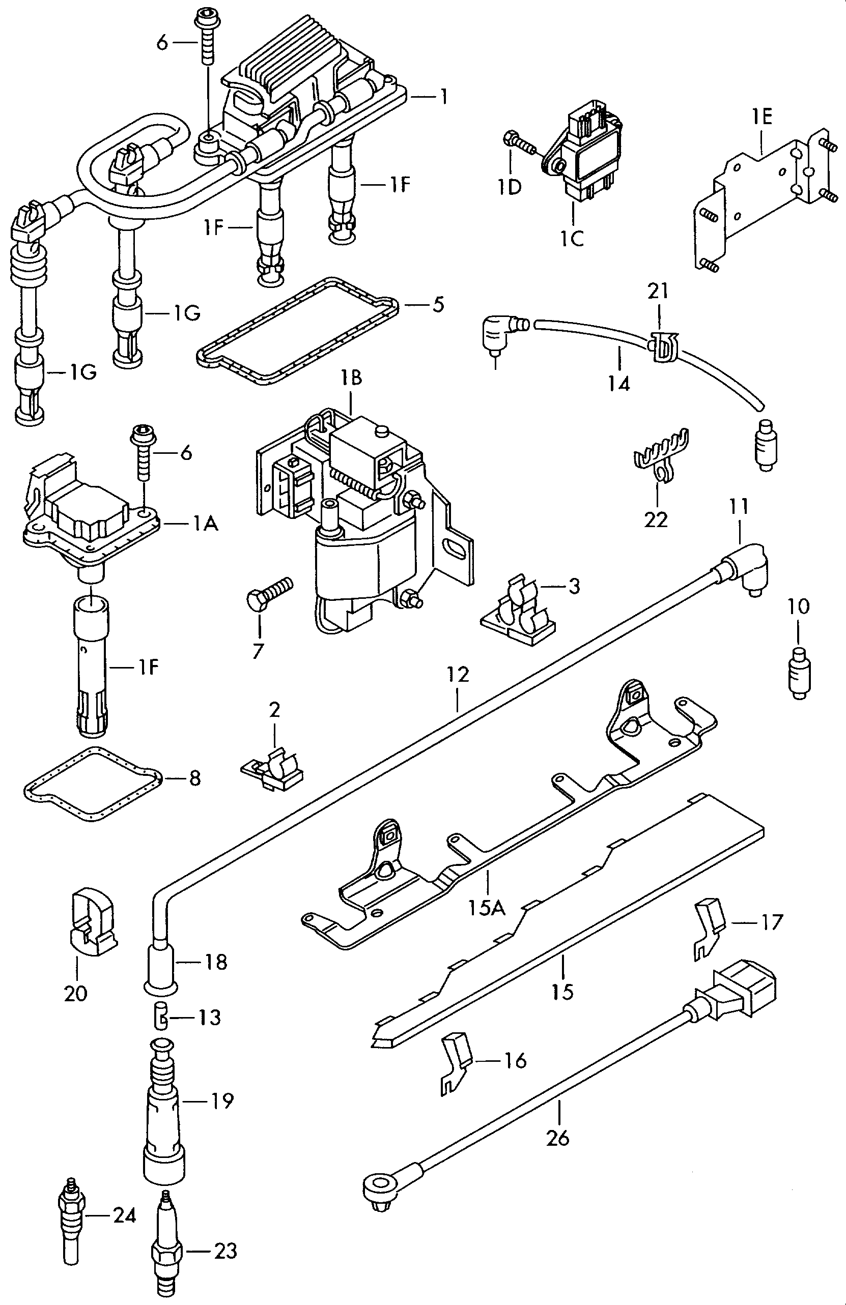 Lamborghini 058 905 409 A - Süütesüsteemikomplekt onlydrive.pro