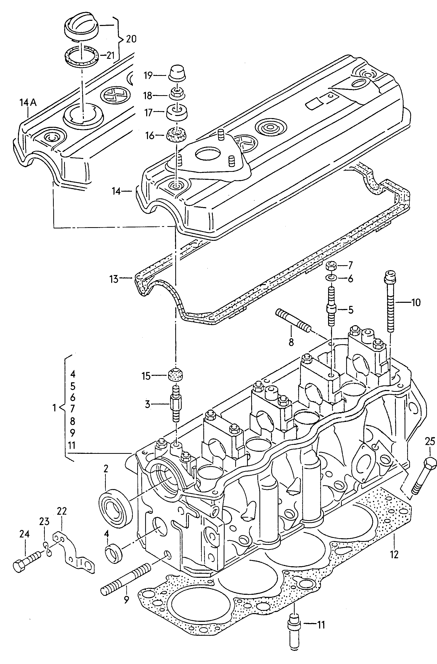 Skoda 028 103 483 G - Прокладка, крышка головки цилиндра onlydrive.pro