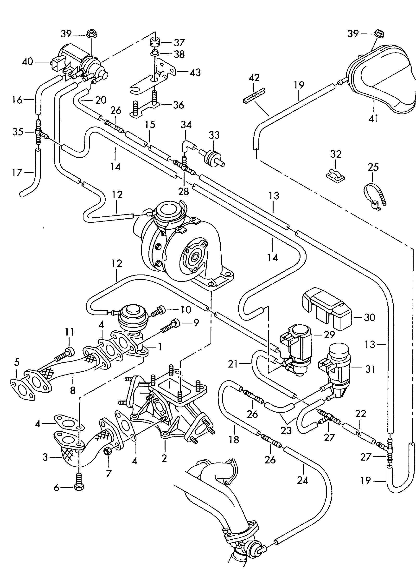 Seat 1J0 906 627 B - Преобразователь давления, впускной коллектор onlydrive.pro