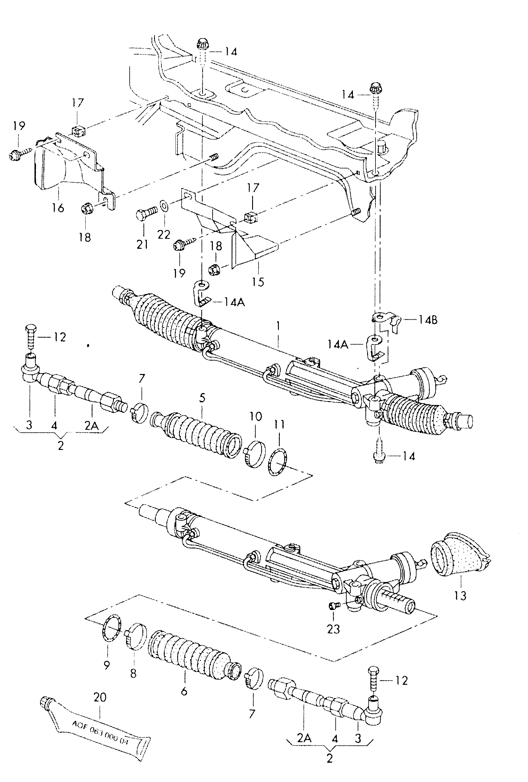 VW 4F0 498 811 A - Наконечник рулевой тяги, шарнир onlydrive.pro