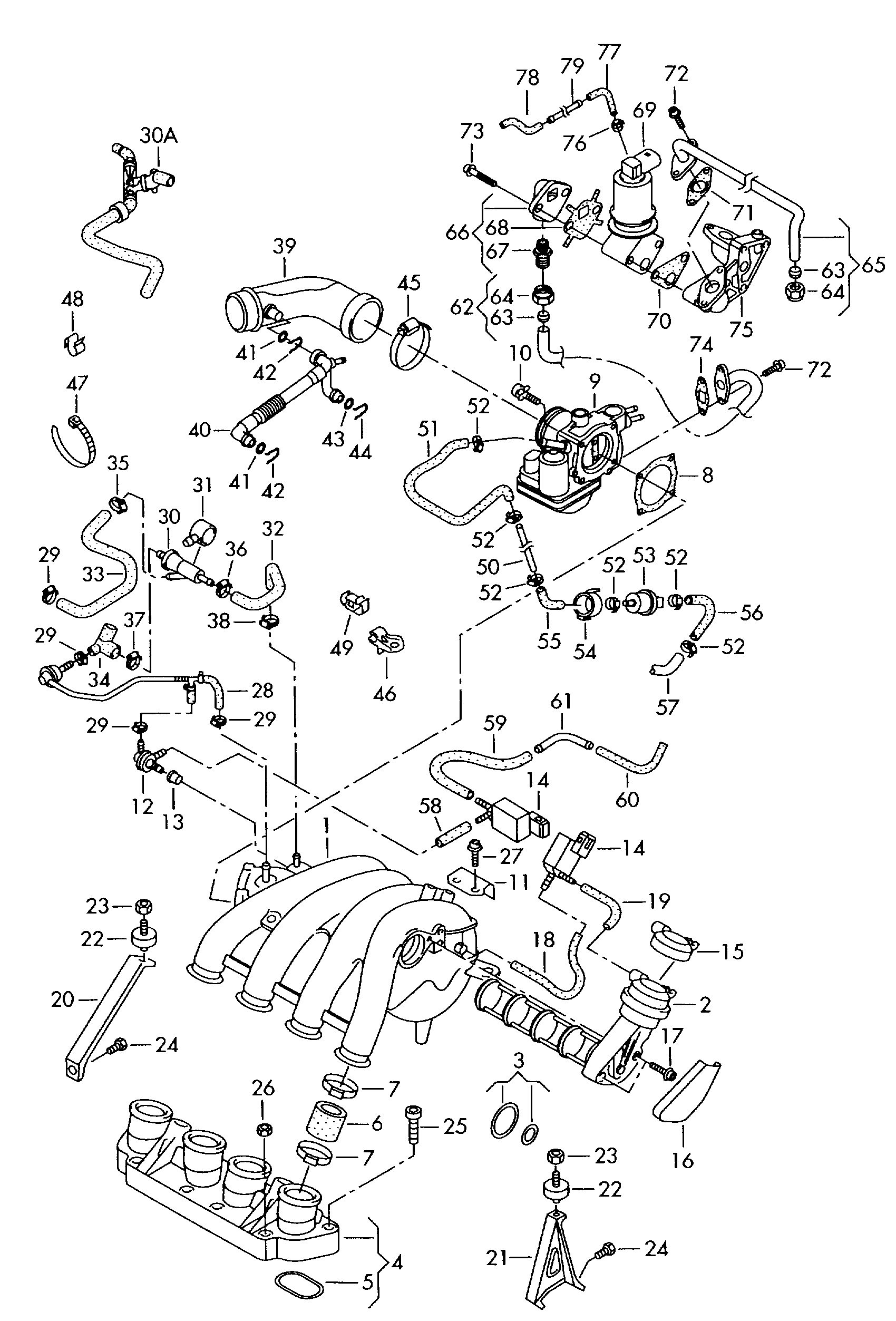 VAG 06B133062P - Drosselklapihoob onlydrive.pro