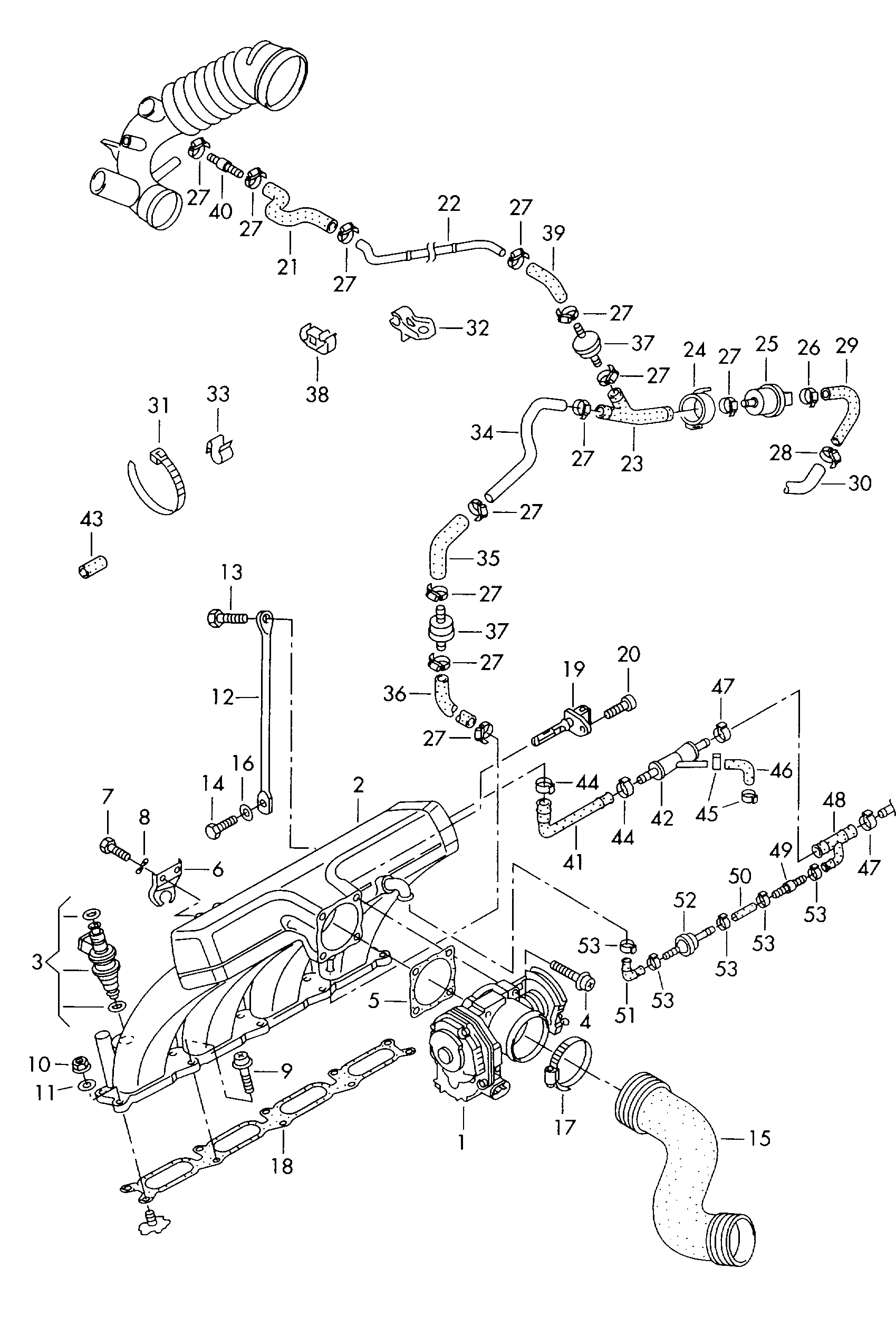 Seat 058 133 063 Q - Throttle body onlydrive.pro