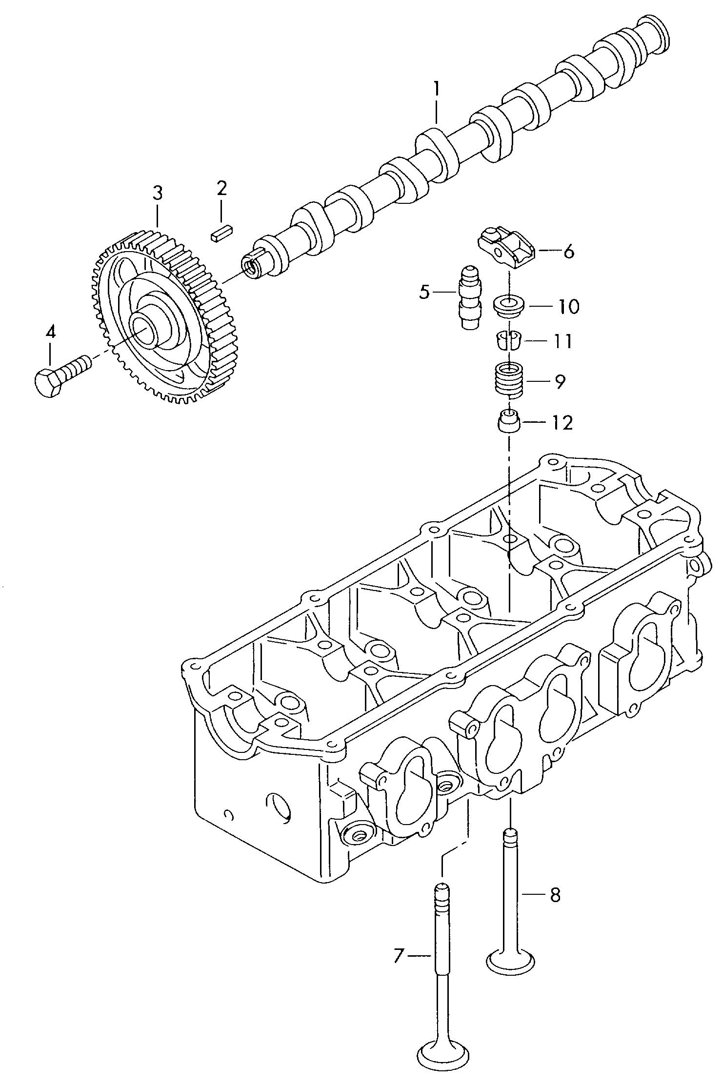 Skoda 06B 109 417 C - Finger Follower, engine timing onlydrive.pro