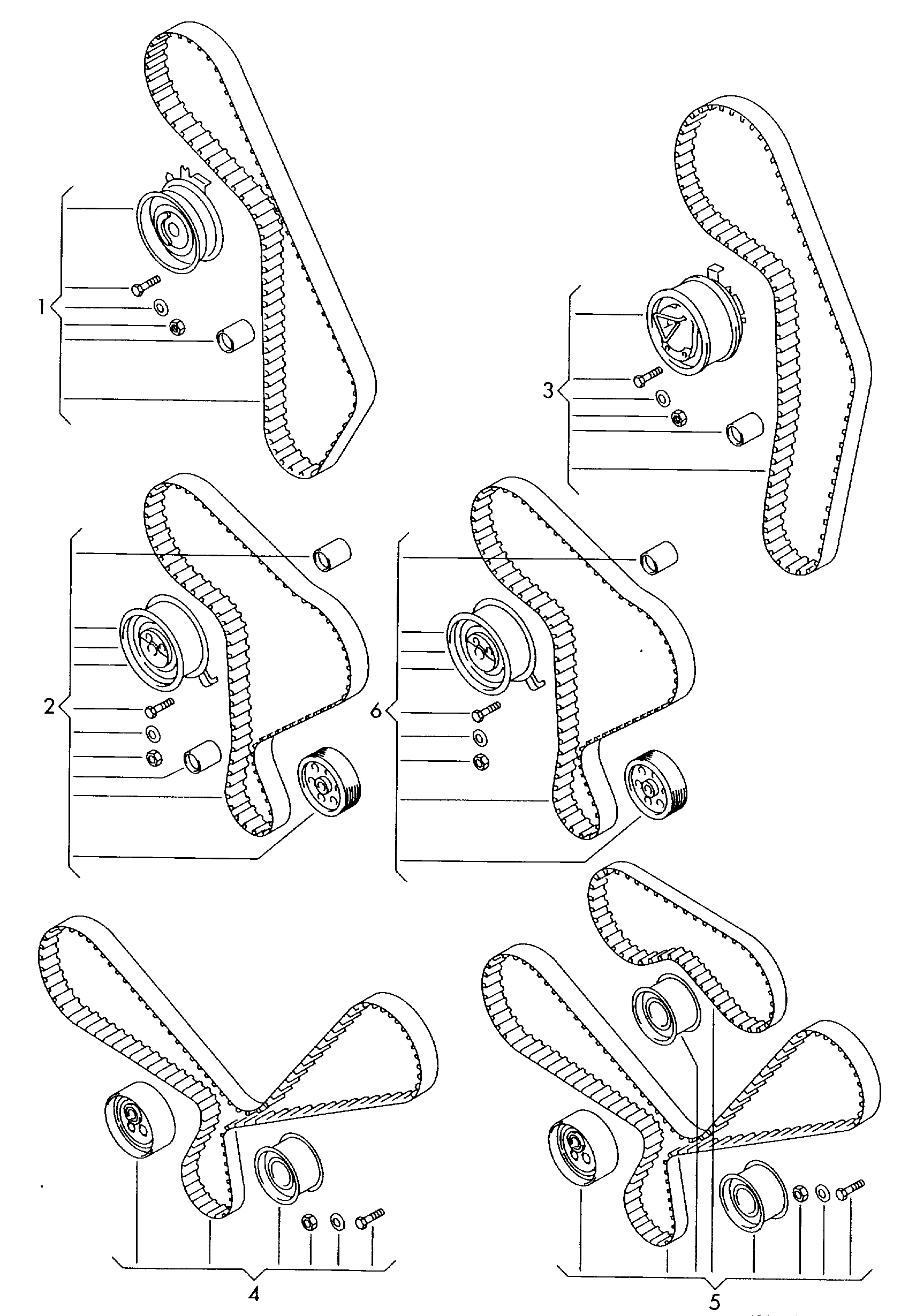 VAG 028198119C - Комплект зубчатого ремня ГРМ onlydrive.pro