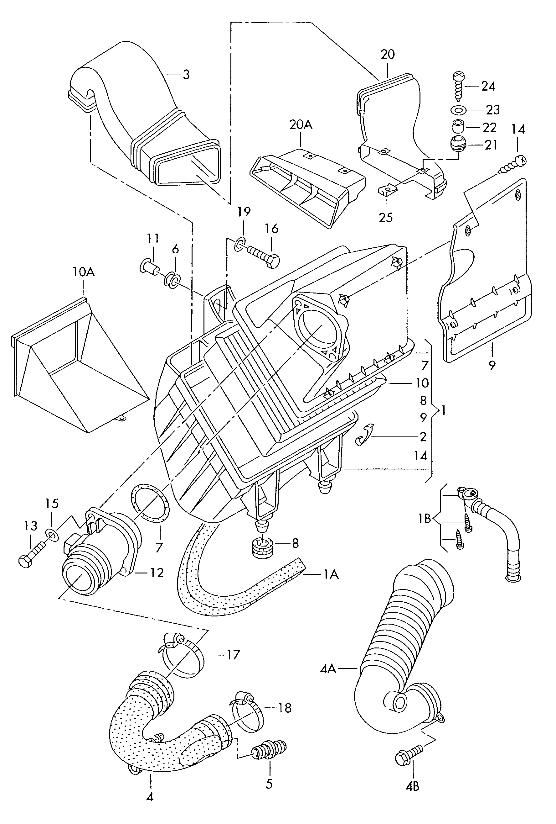 VW 028 906 461 - Air Mass Sensor onlydrive.pro