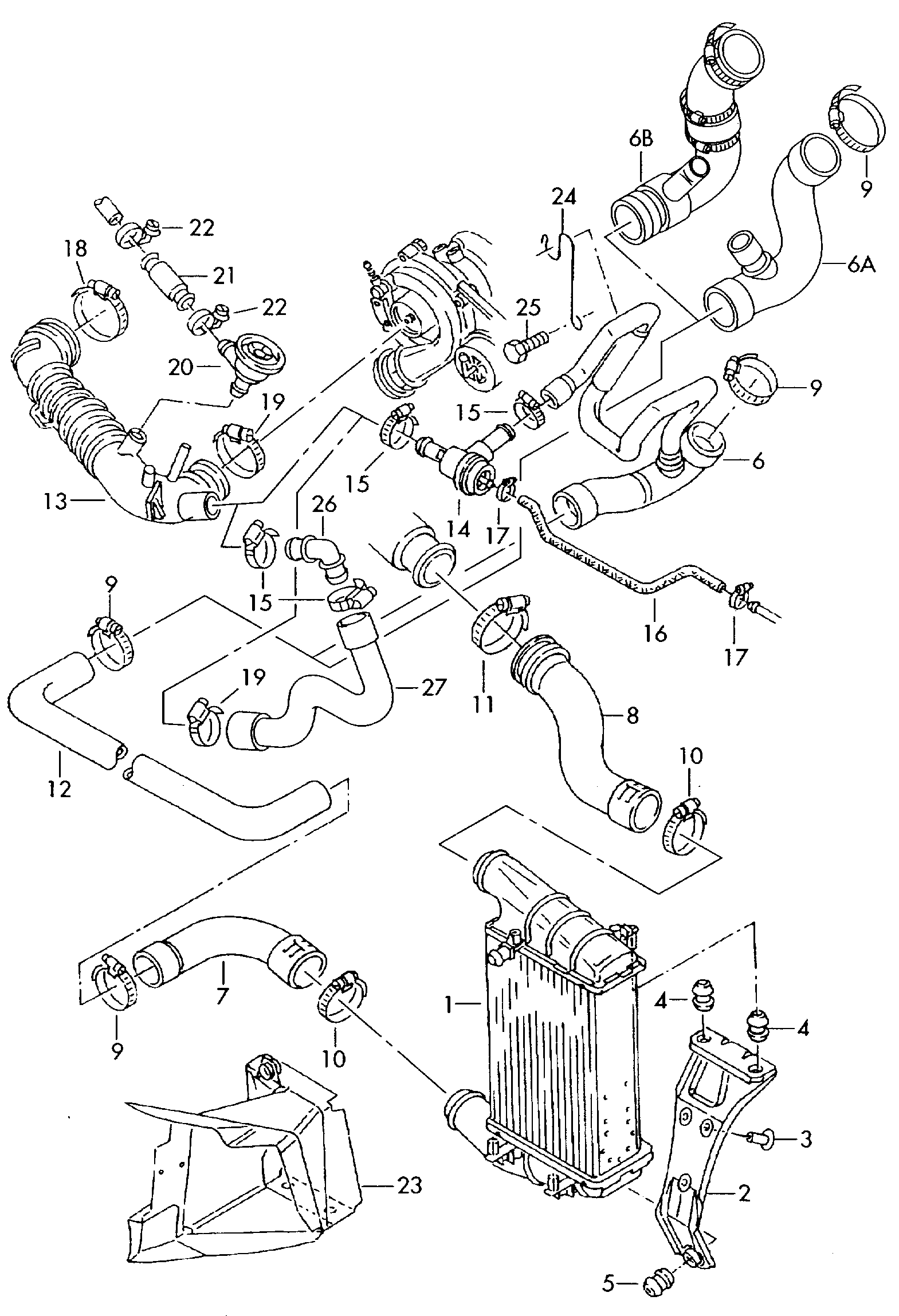 Skoda 038906051 - Devējs, Spiediens ieplūdes traktā onlydrive.pro