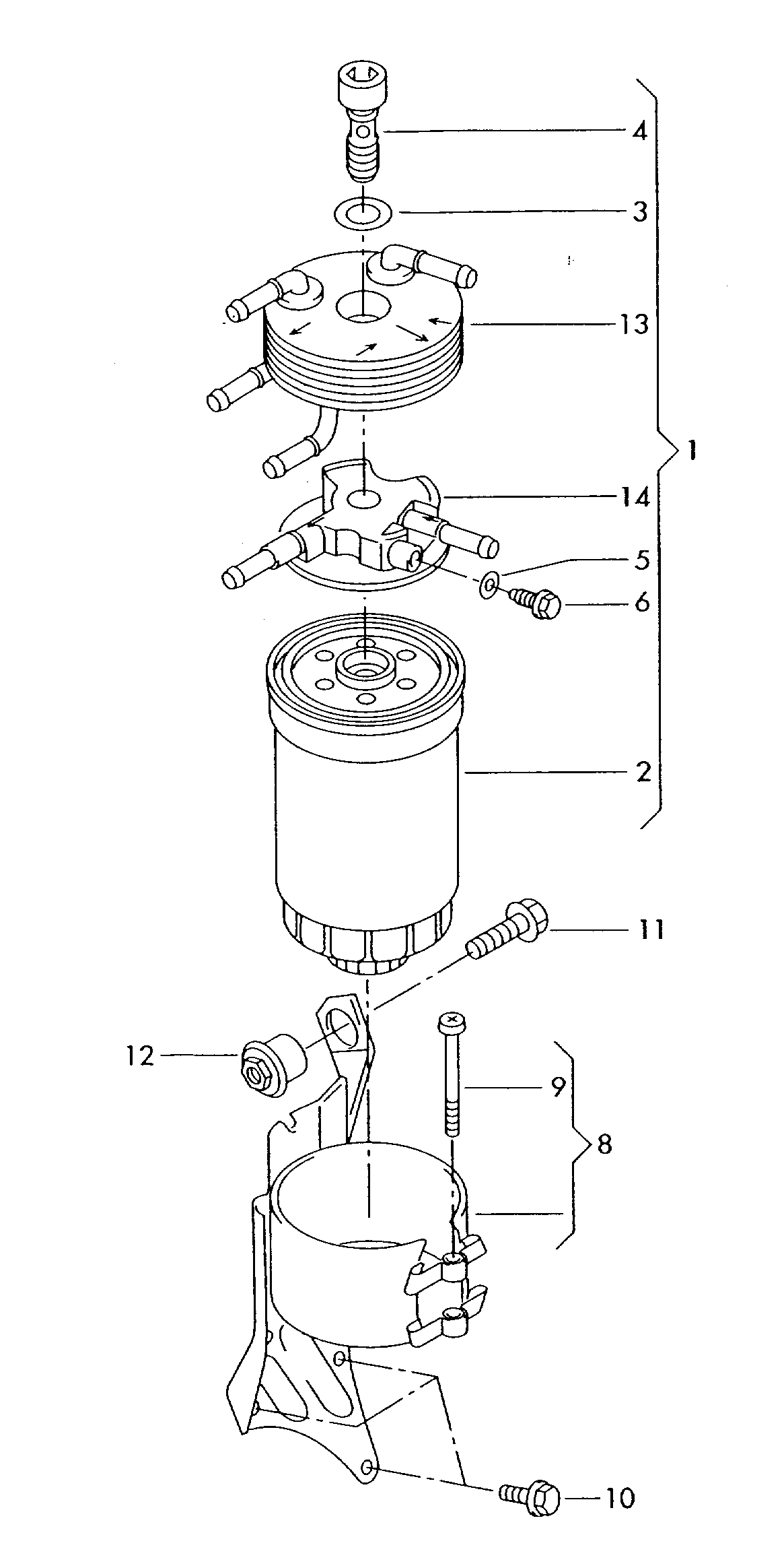 VAG 3B0127400C - Kütusefilter onlydrive.pro