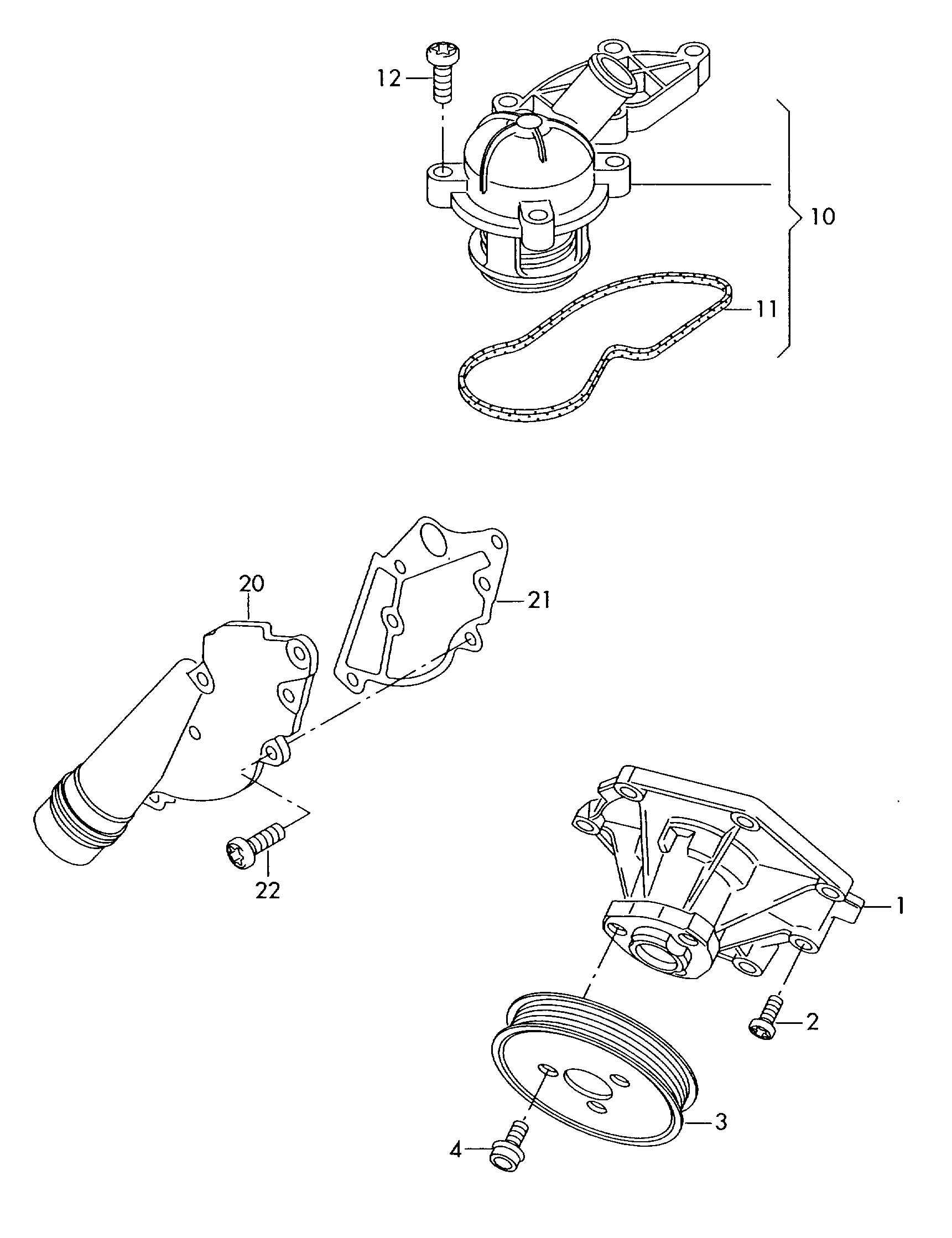 VW 06E 121 111 G - Termostaat,Jahutusvedelik onlydrive.pro