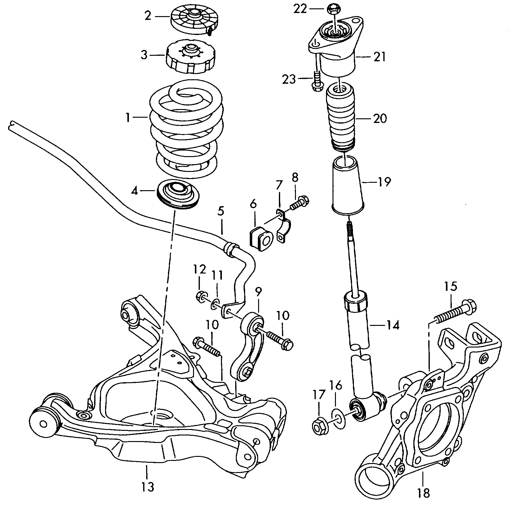 VAG 4F0 513 032 AK - Amortizatorius onlydrive.pro