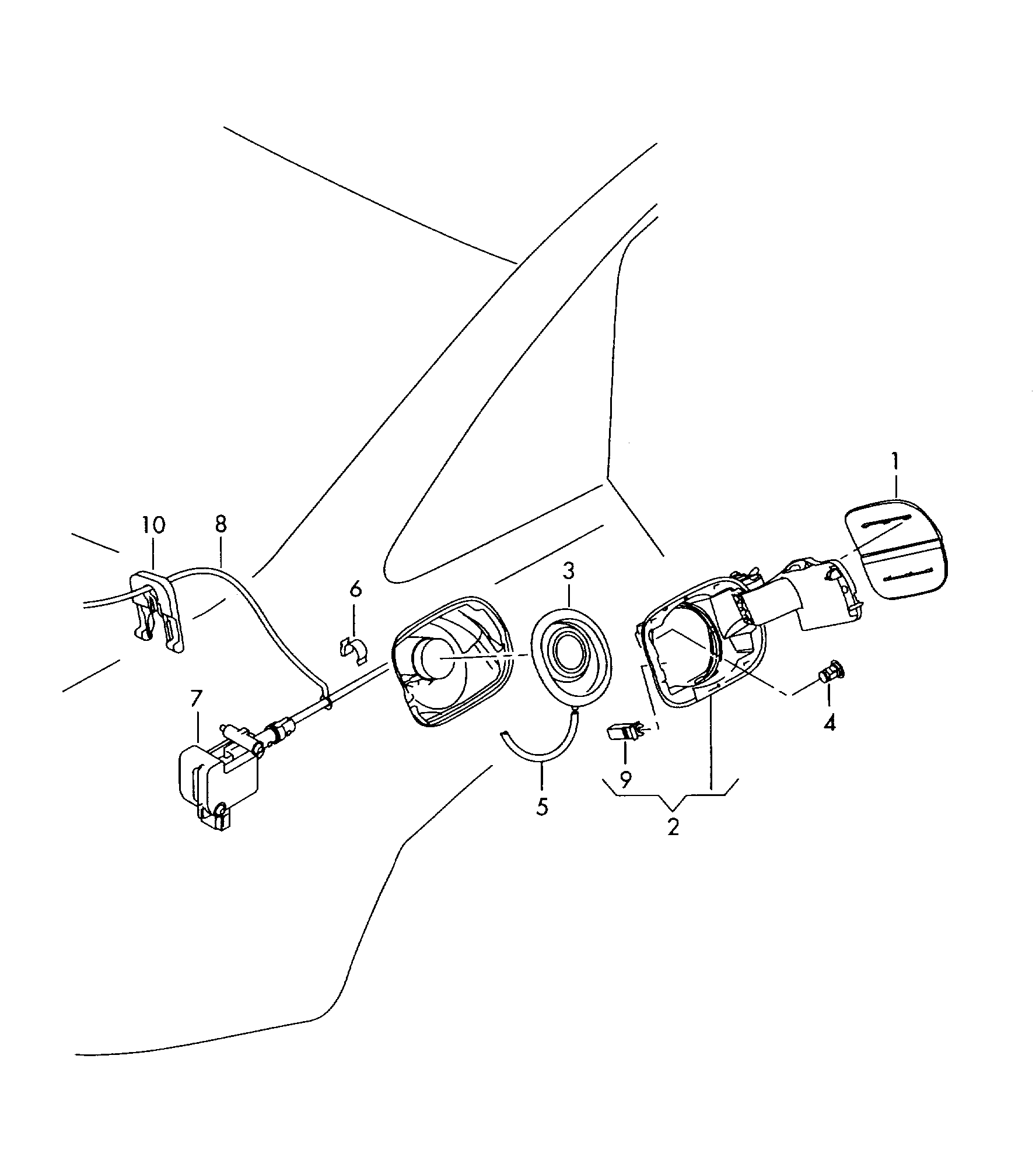 VW 4F0 862 153B - Actuator, central locking system onlydrive.pro