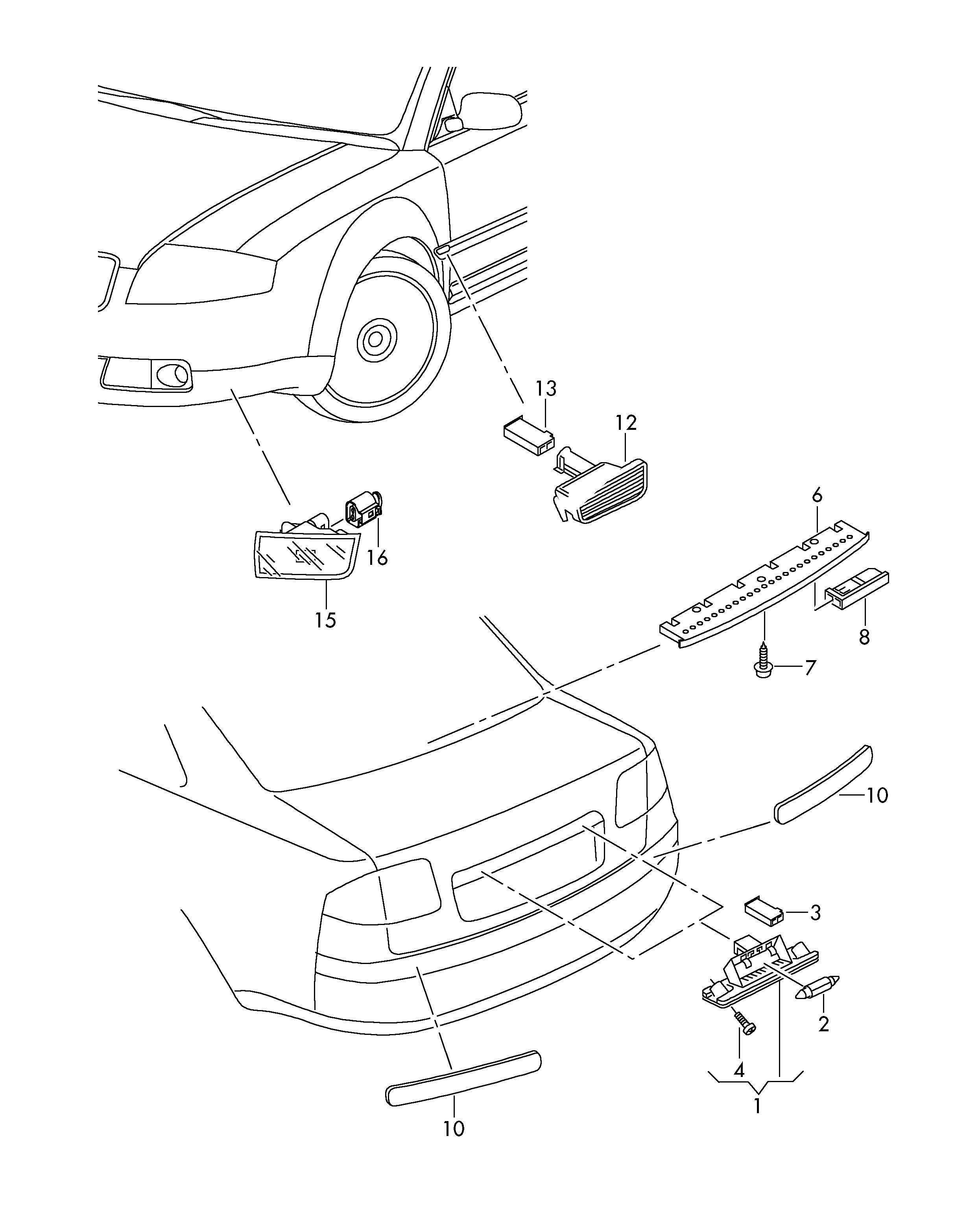 Seat N   017 753 11 - Lemputė, indikatorius / atšvaitas onlydrive.pro