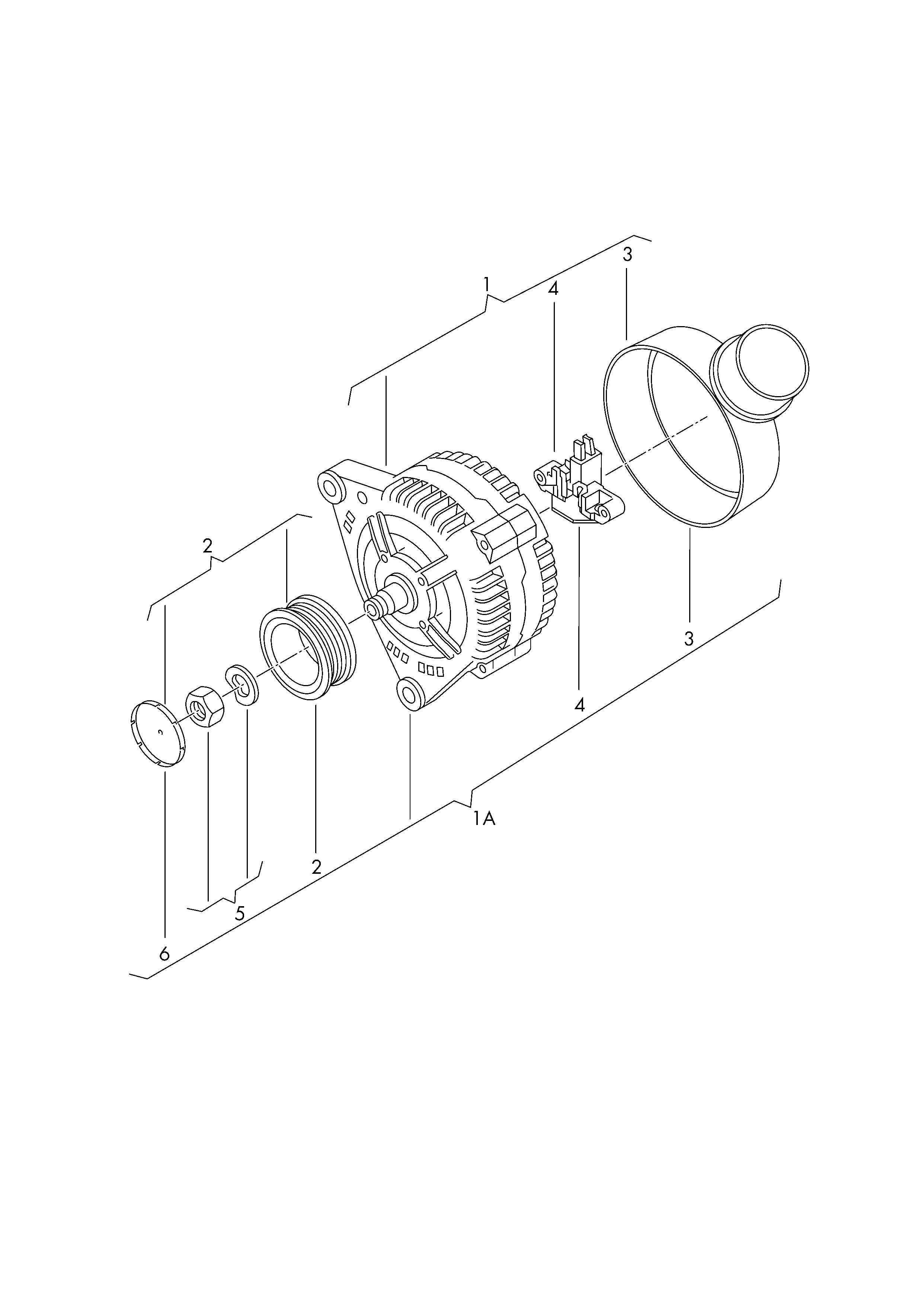 VAG 06E903119P - Pulley, alternator, freewheel clutch onlydrive.pro