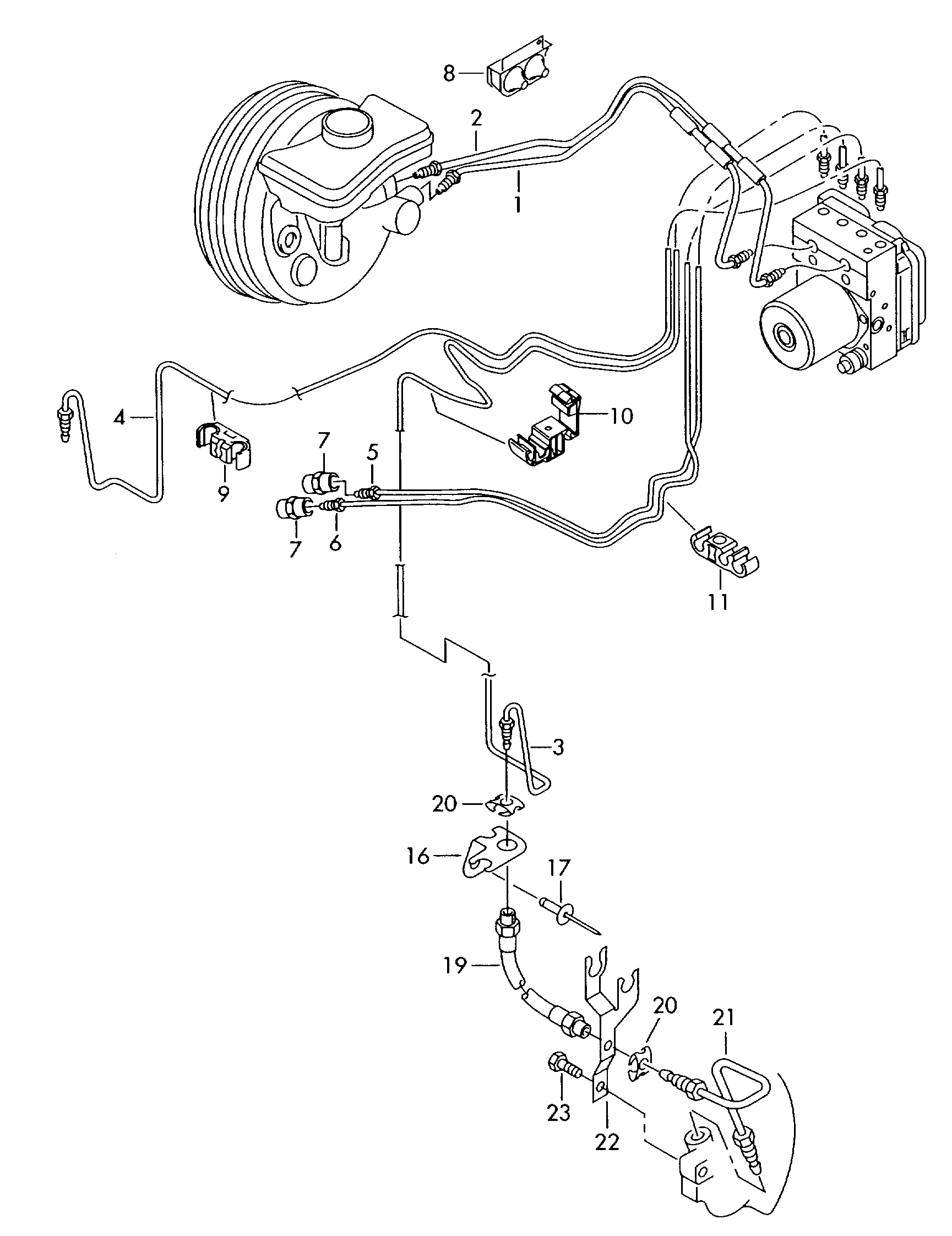 Seat 4F0 611 721 C - Brake Lines onlydrive.pro