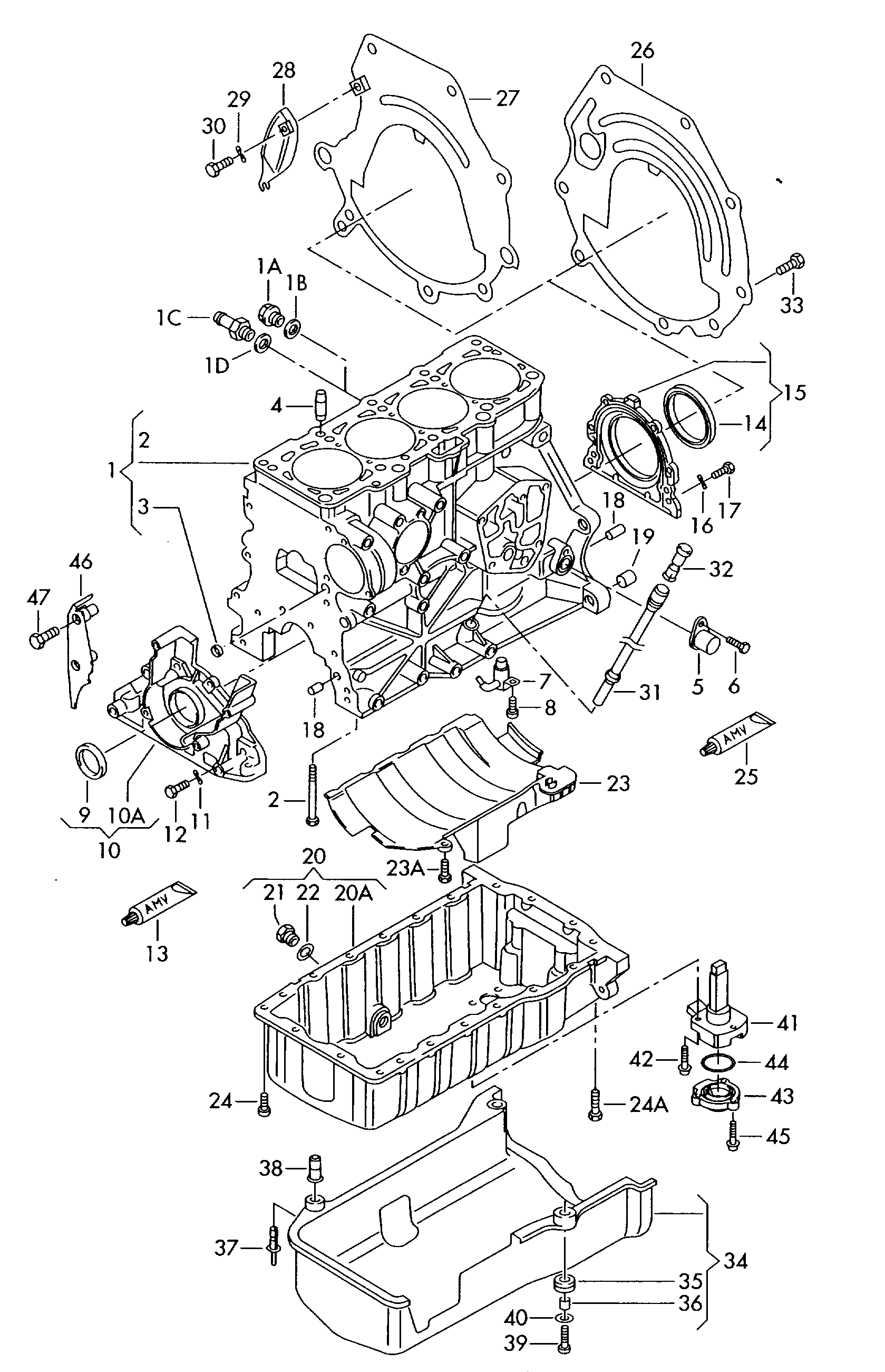 Seat 038 103 601 MA - Oil sump onlydrive.pro