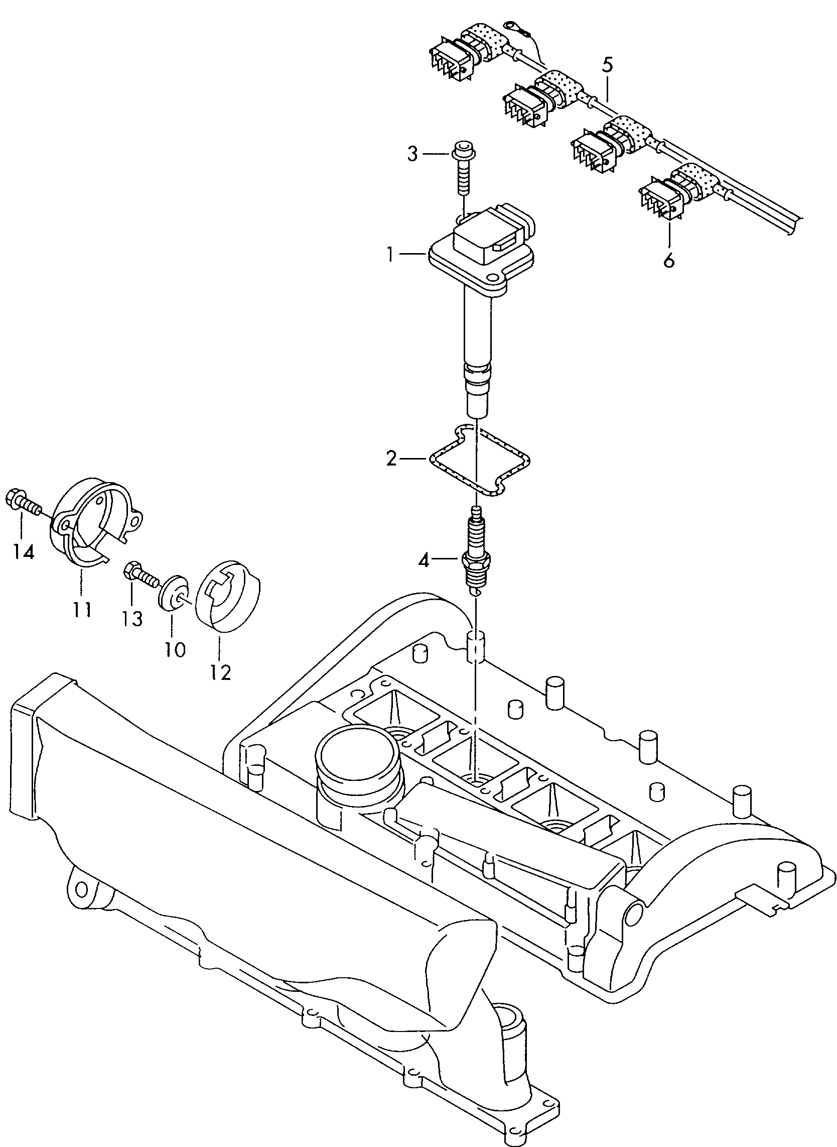 VW 058 905 161 B - Sensor, camshaft position onlydrive.pro