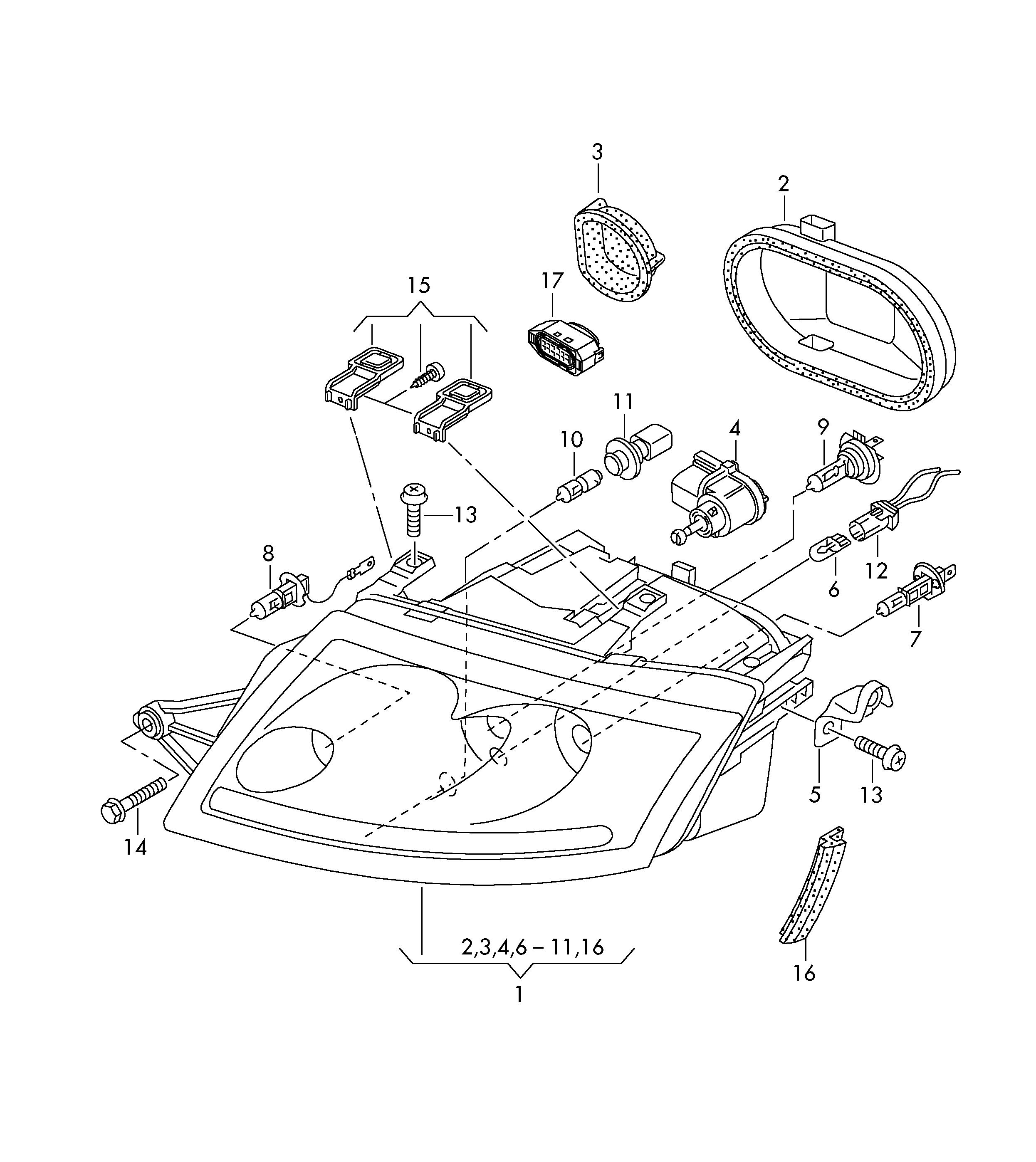 VW N   017 762 2 - Kvēlspuldze, Pamatlukturis onlydrive.pro