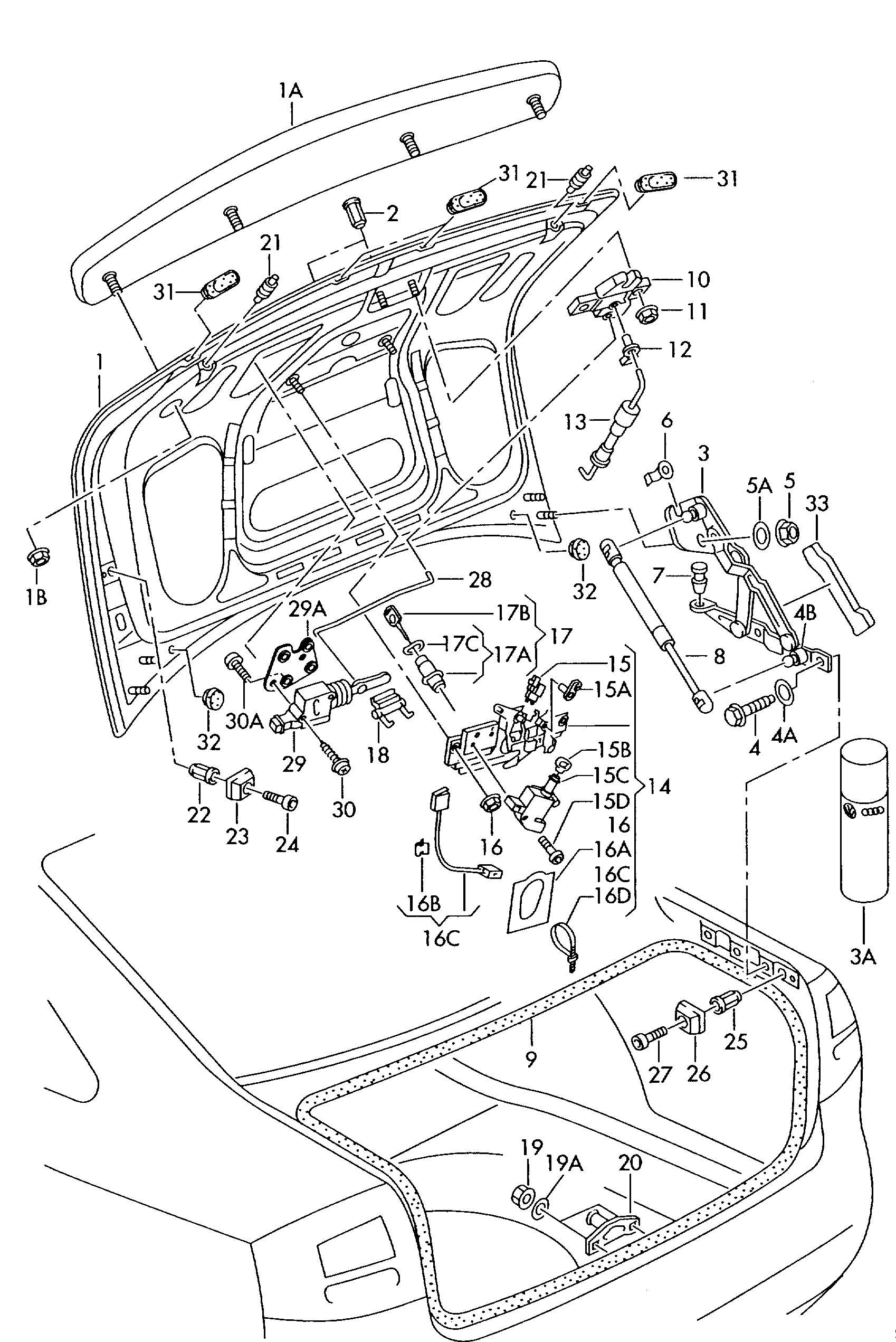 VW 3B0959781 - Actuator, central locking system onlydrive.pro