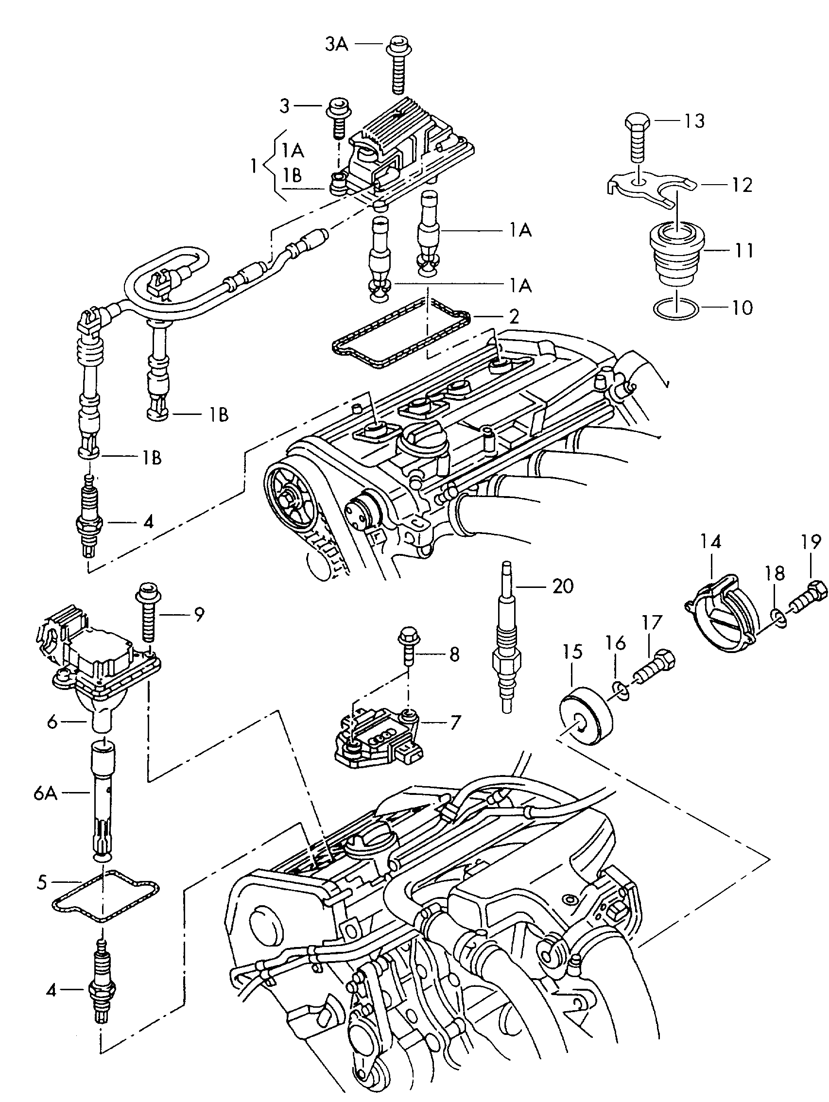 Porsche 058 905 105 - Süütepool onlydrive.pro