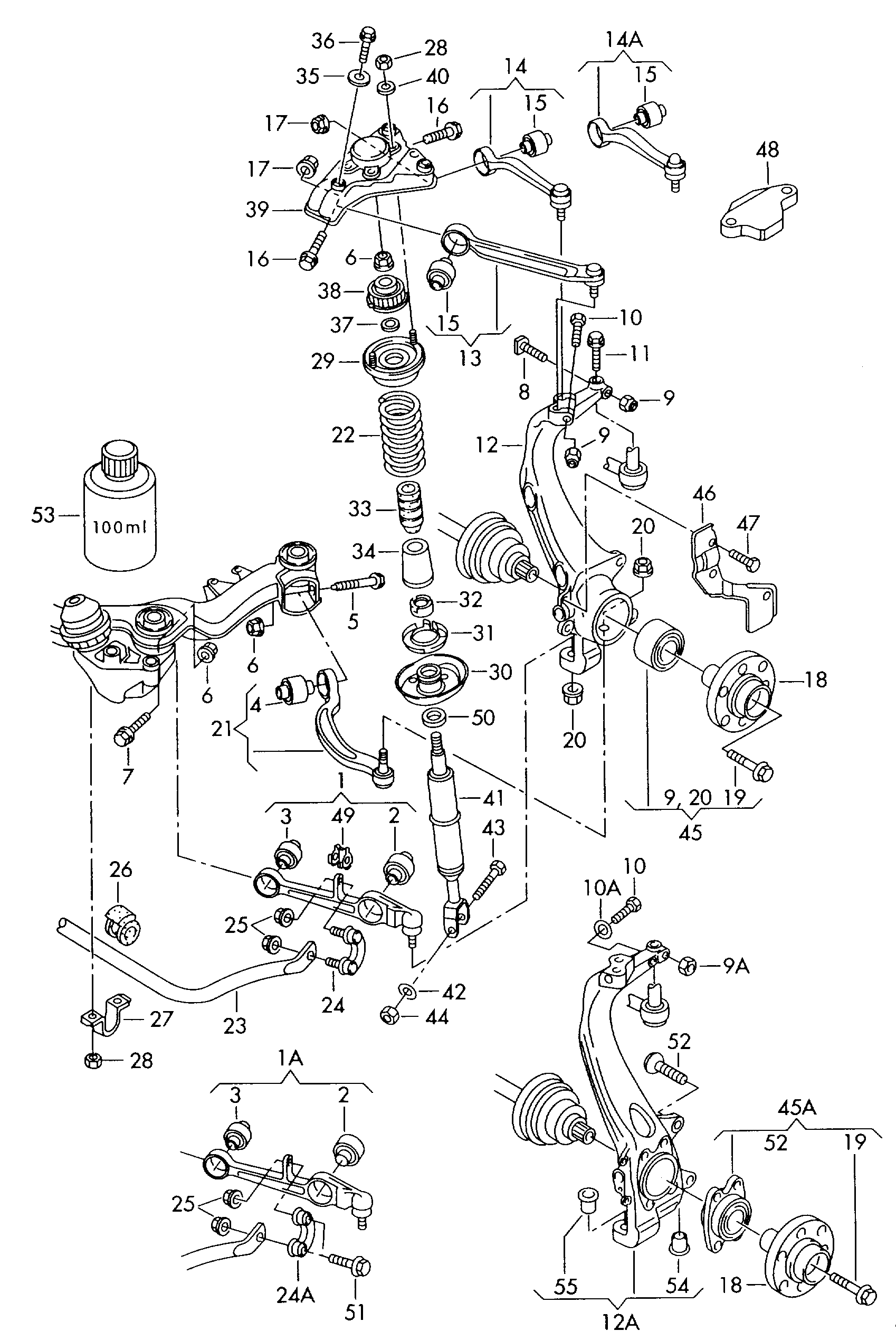 Seat 8E0407509A - Tukivarsi, pyöräntuenta onlydrive.pro