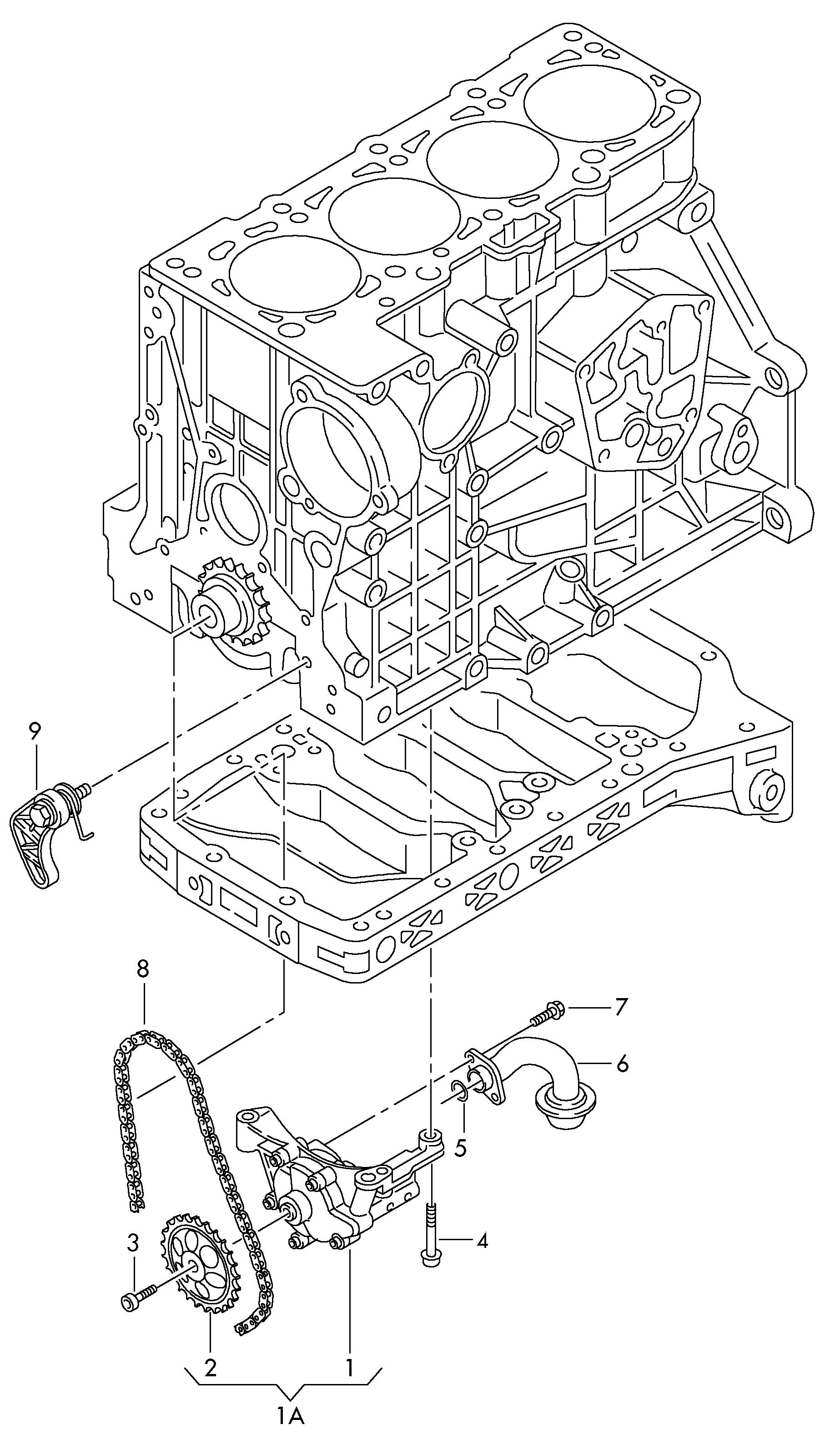 VW 06A 115 105 B - Oil Pump onlydrive.pro