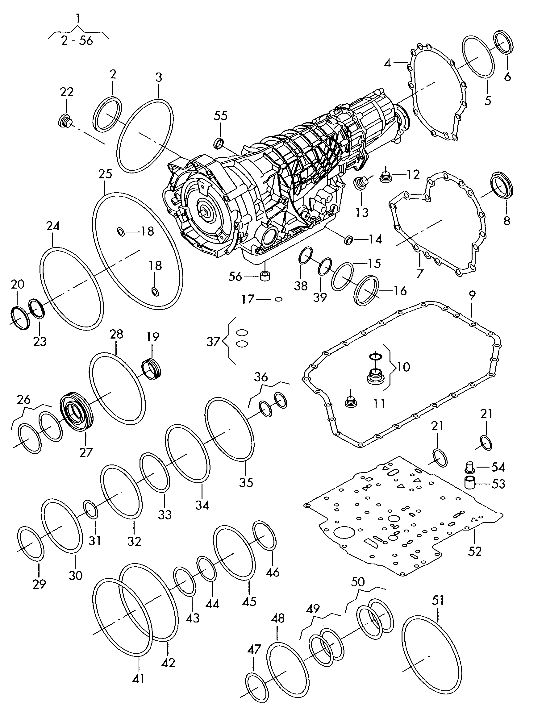 Skoda 01V 409 399 - Vārpstas blīvgredzens, Automātiskā pārnesumkārba onlydrive.pro