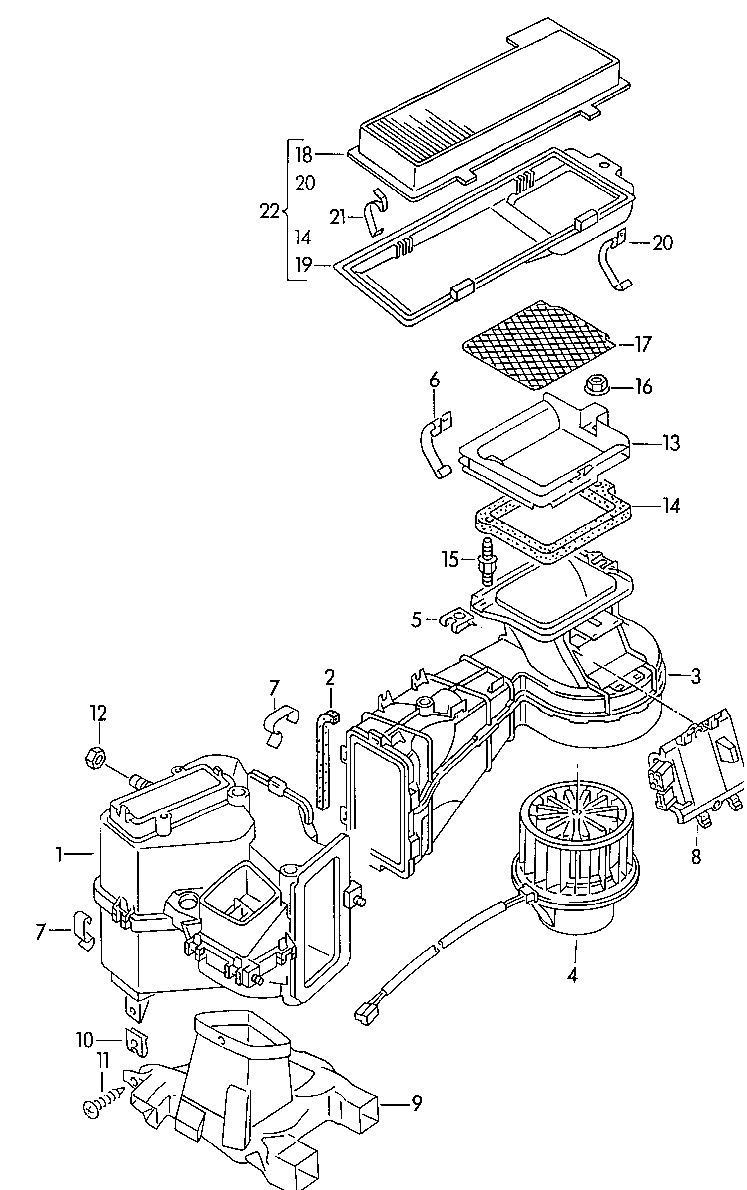 VAG 893 959 263 - Rezistors, Salona ventilators onlydrive.pro