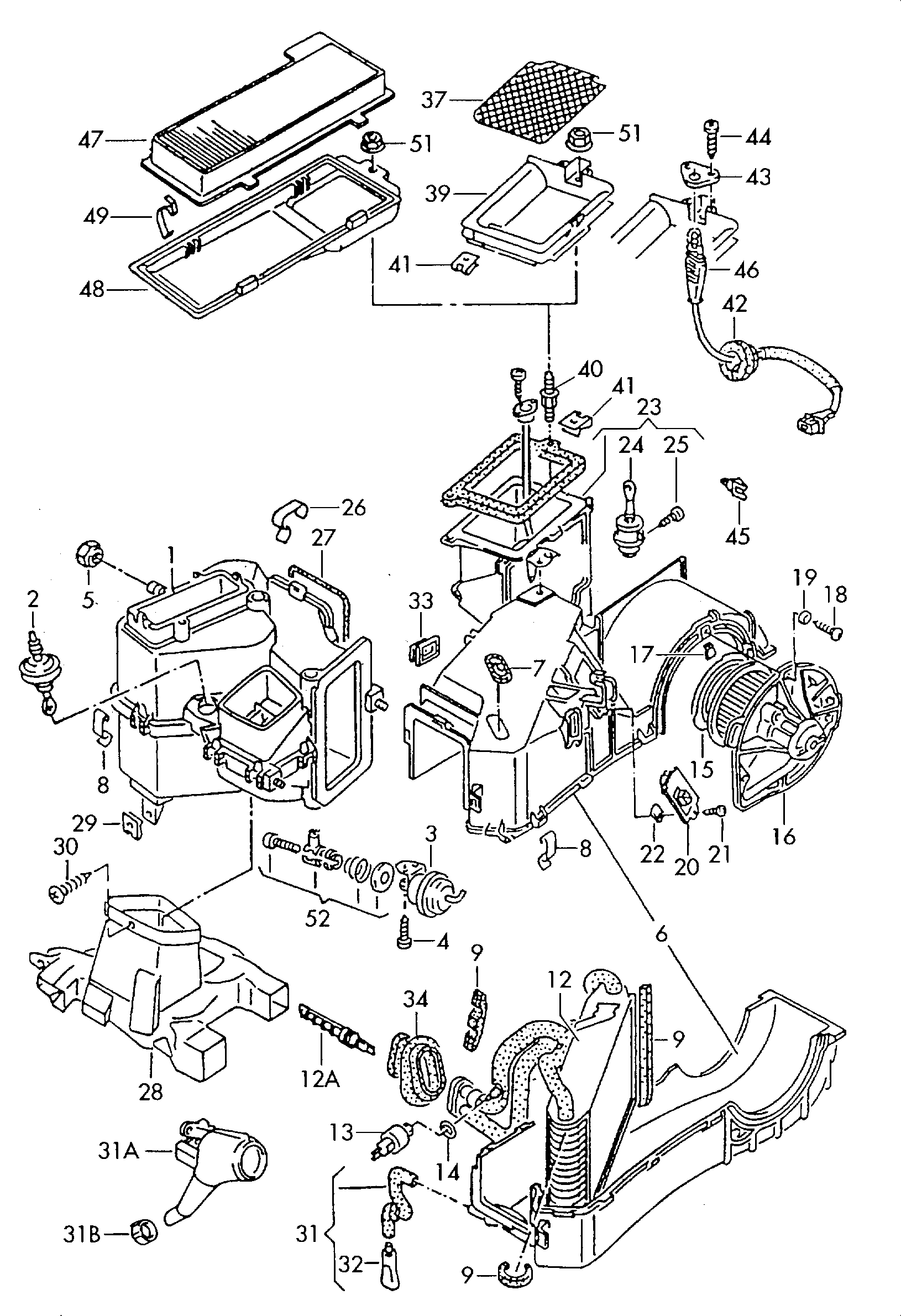 VAG 8A1820021 - Interior Blower onlydrive.pro