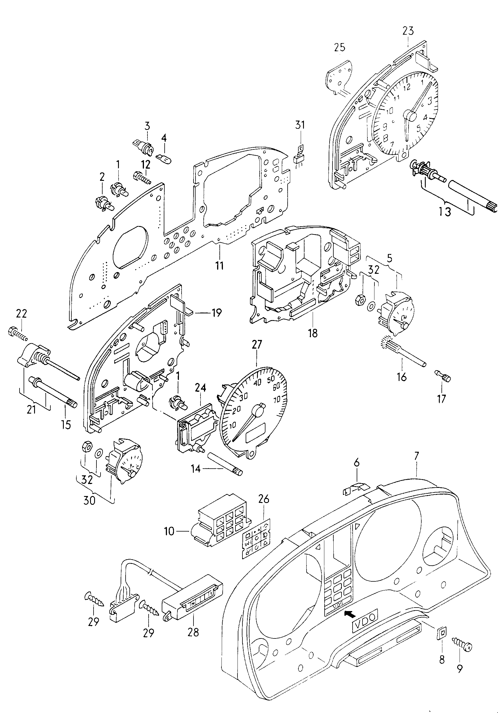 VW 8D0 820 535 - Devējs, Ārējā temperatūra onlydrive.pro