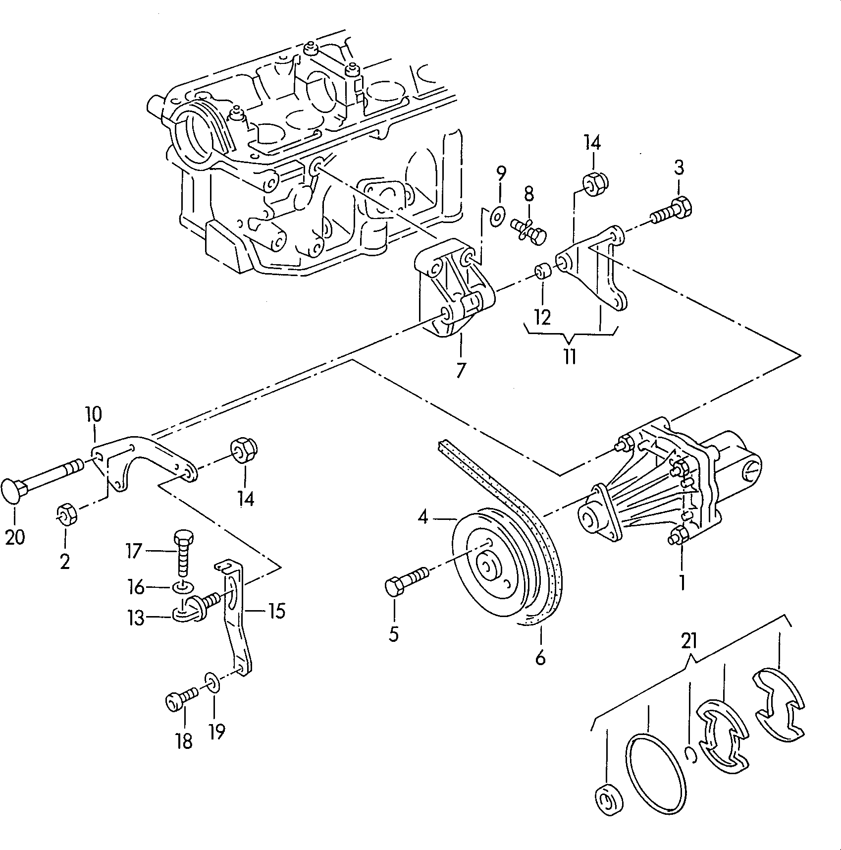 VAG 035145271F - Kiilahihna onlydrive.pro