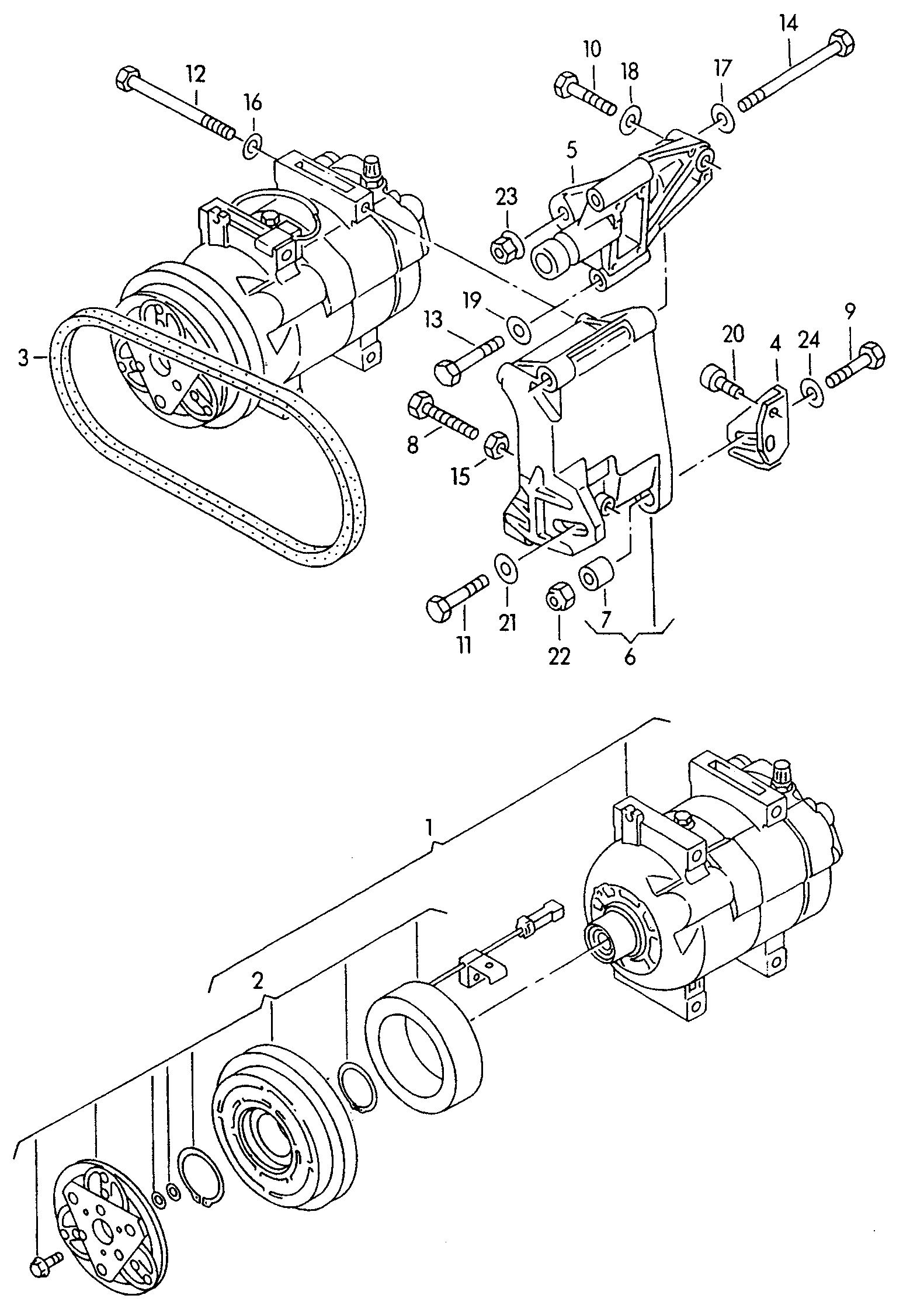 VW 034 260 849 - V-Belt onlydrive.pro