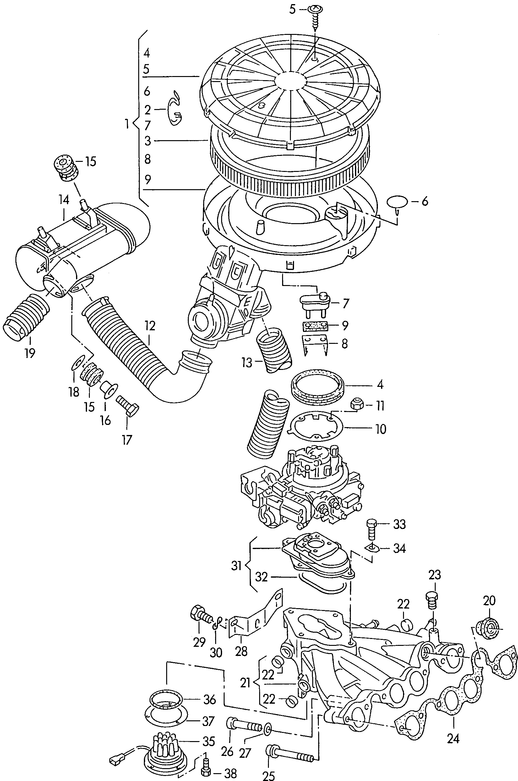 Seat 056 129 620 - Воздушный фильтр, двигатель onlydrive.pro