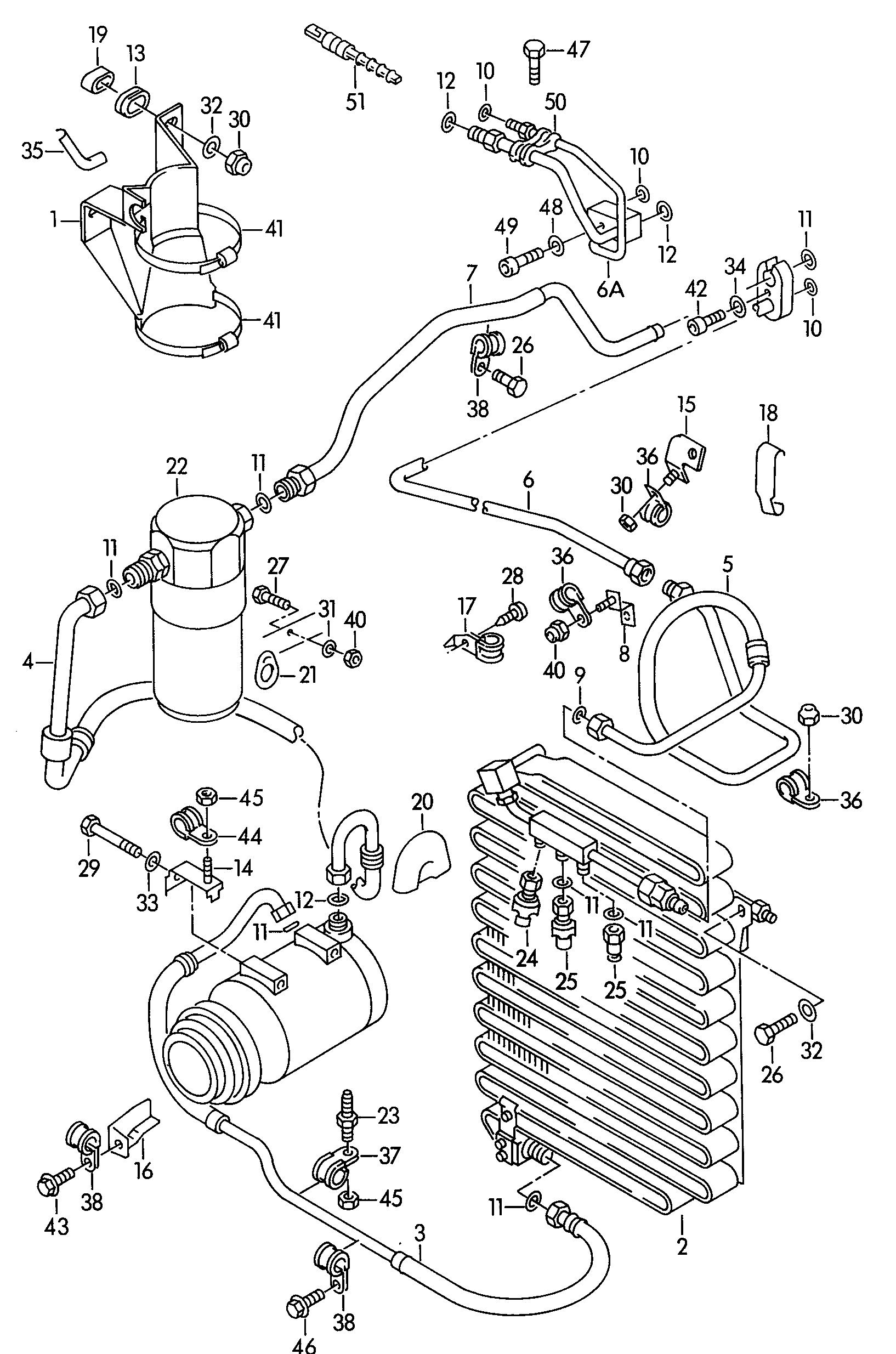 VAG 8A0820191B - Kuivain, ilmastointilaite onlydrive.pro