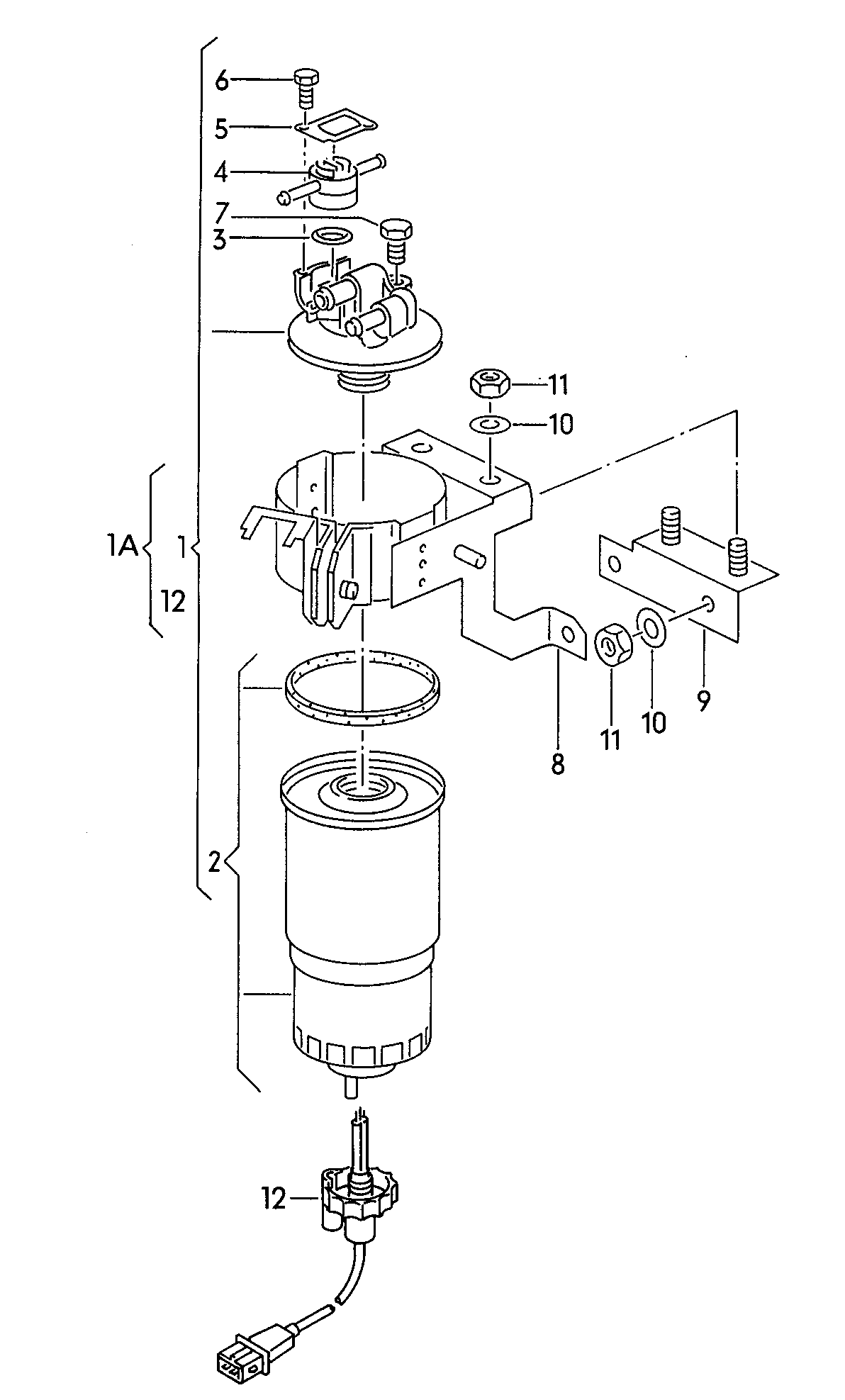 VAG 028 127 435 A - Fuel filter onlydrive.pro