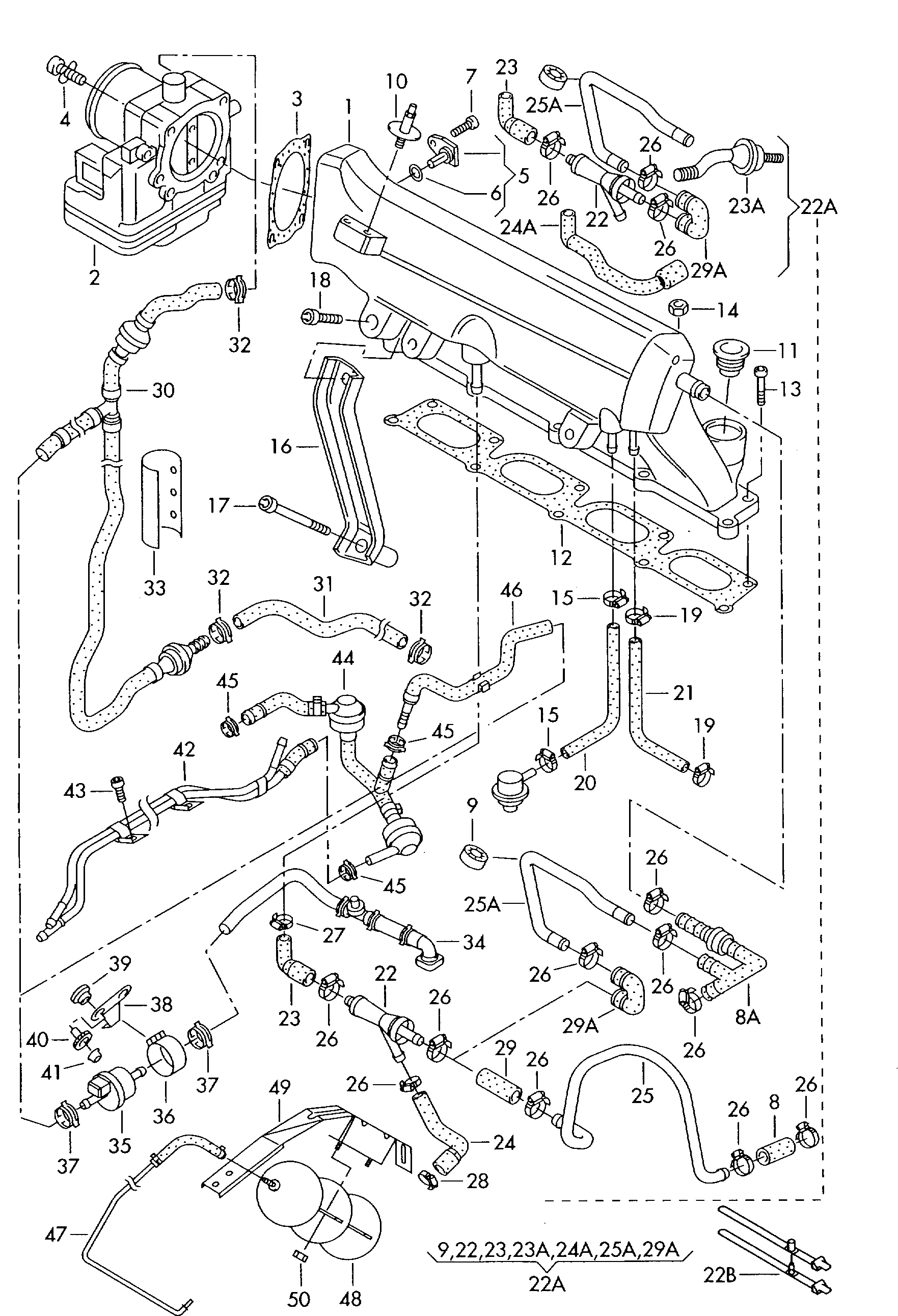 Seat 06A 133 062 C - Корпус дроссельной заслонки onlydrive.pro